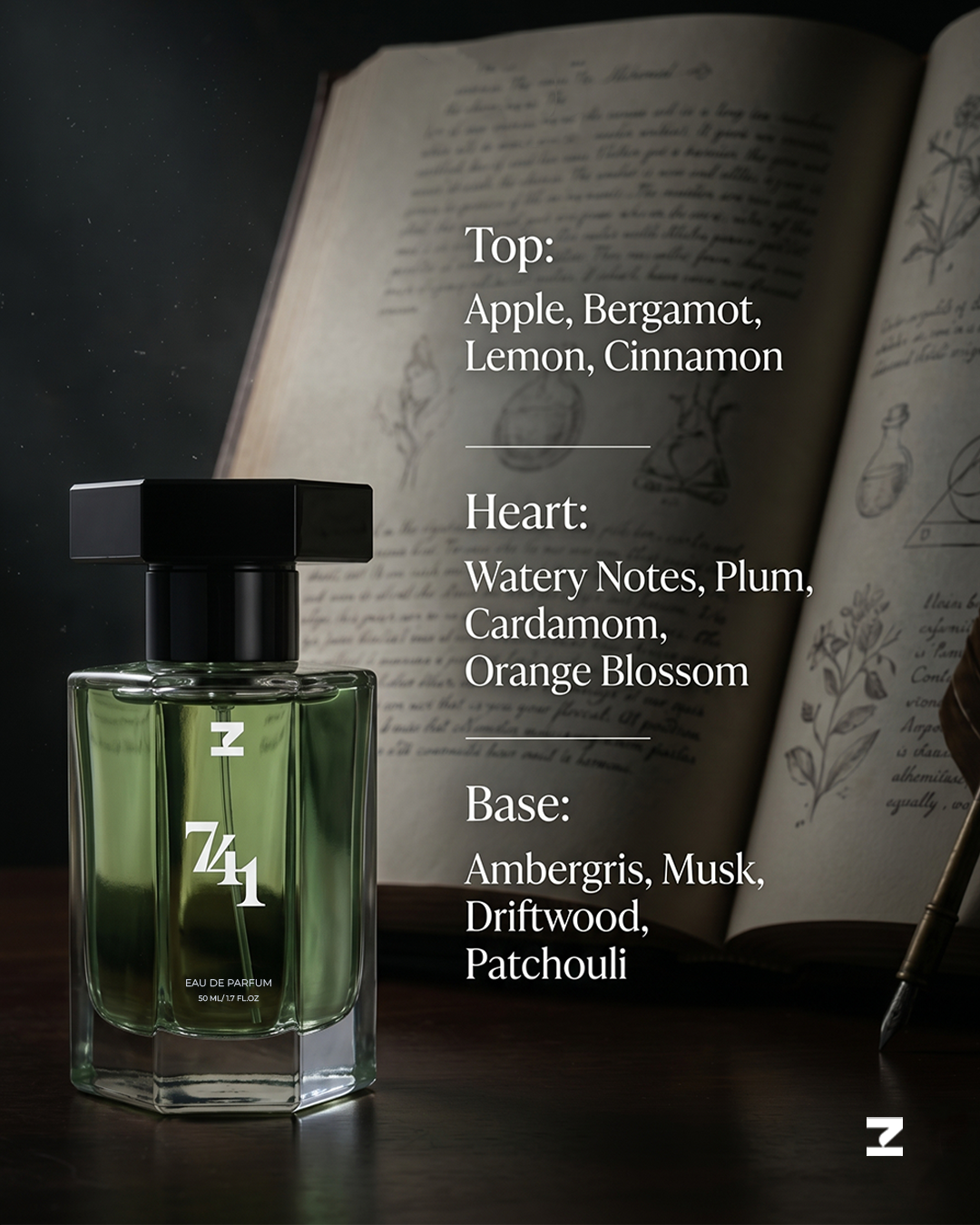 The house of frequencies - 741  Eau De Parfum (50ML) – Luxury Spicy & Aquatic Perfume