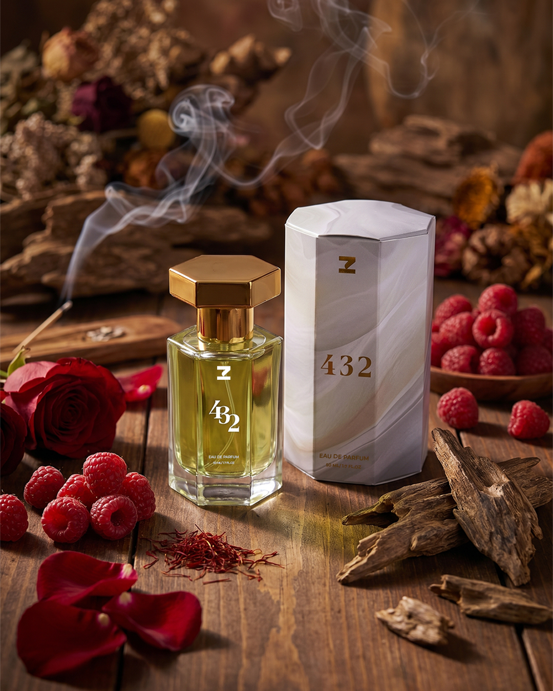 The house of frequencies 432  Eau De Parfum (50ML) – Luxury Sweet Oud & Floral Perfume