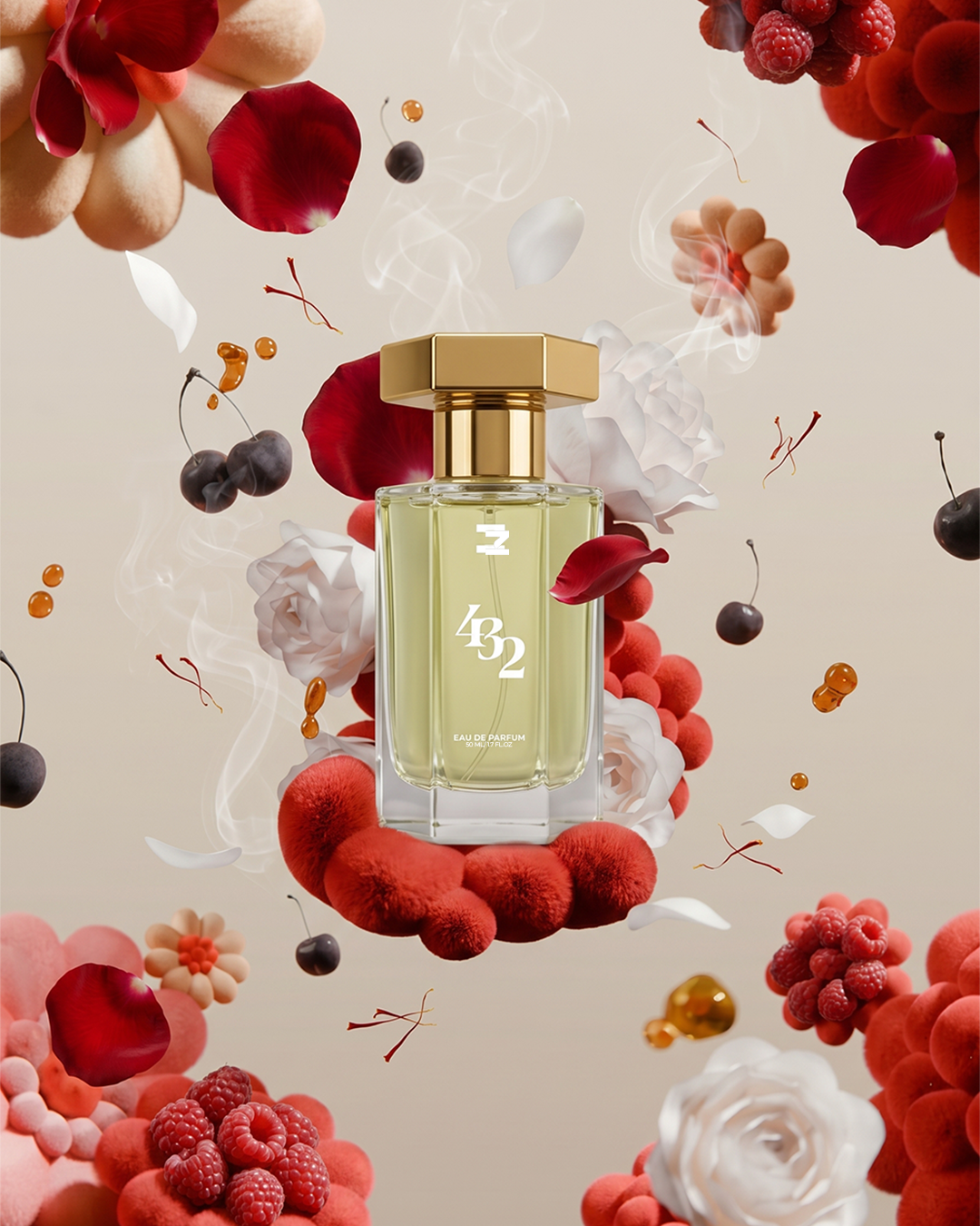 The house of frequencies 432  Eau De Parfum (50ML) – Luxury Sweet Oud & Floral Perfume