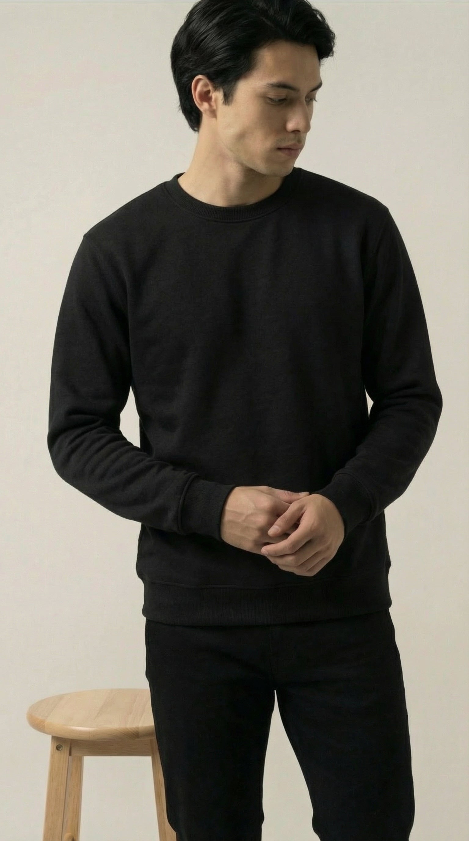 Men’s Premium Loose Fit Cotton Fleece Sweatshirt