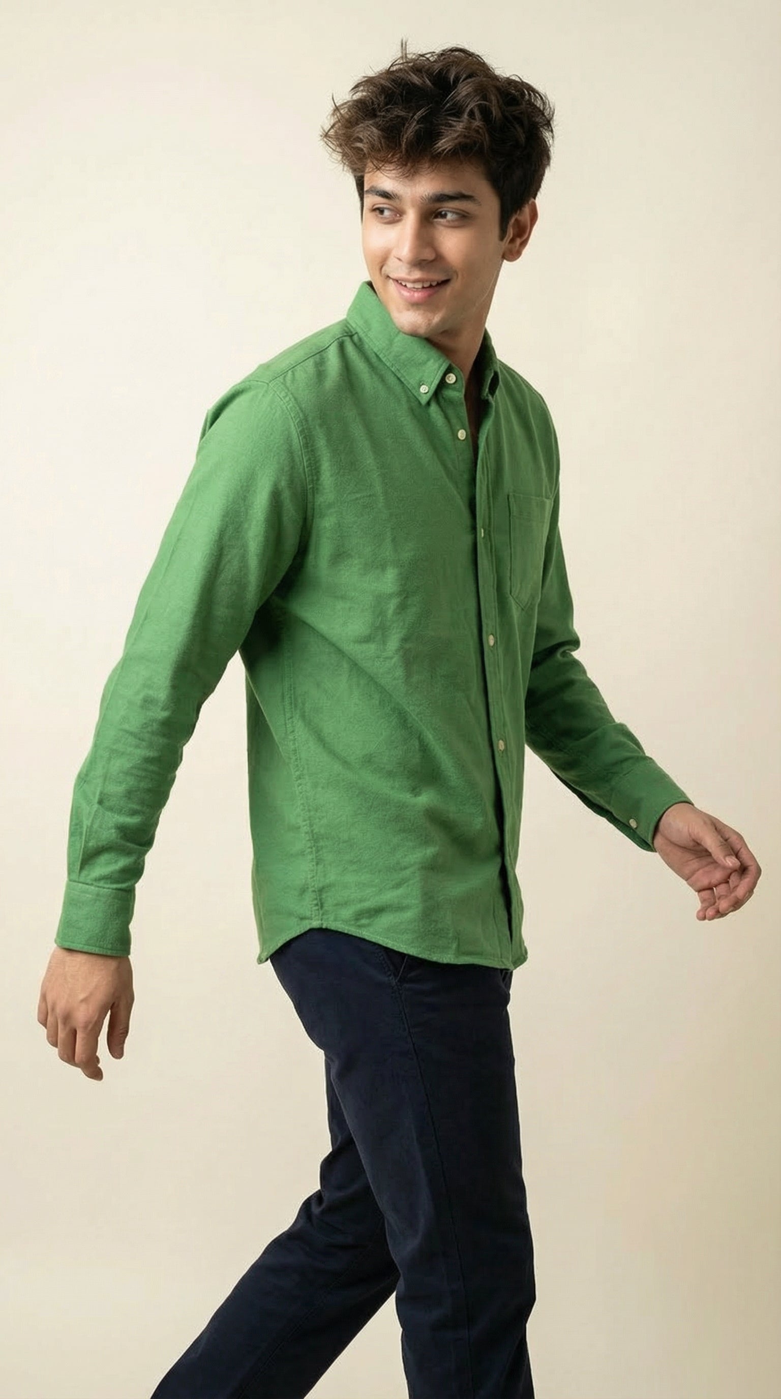 Men’s Premium Jute Cotton Solid Shirts