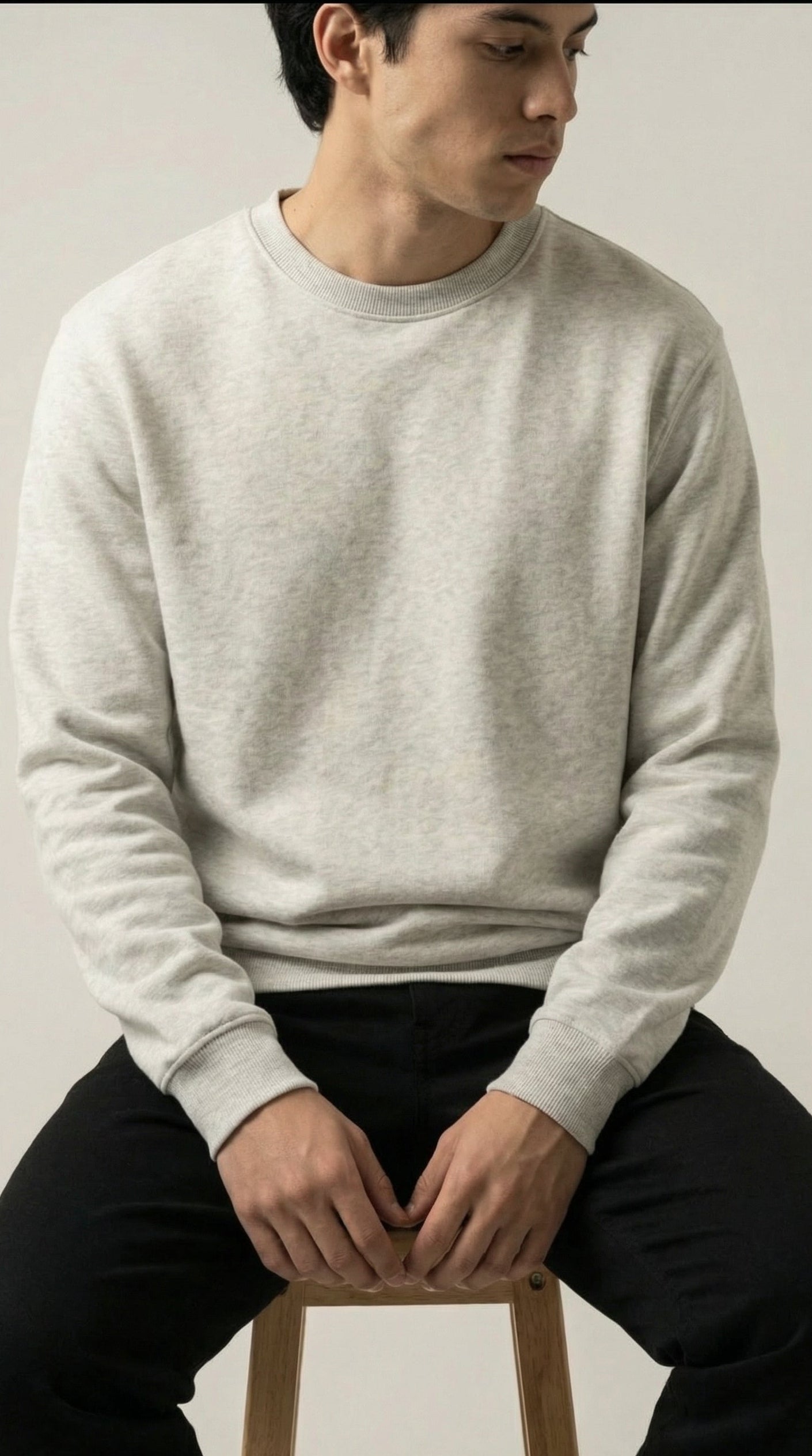 Men’s Premium Loose Fit Cotton Fleece Sweatshirt