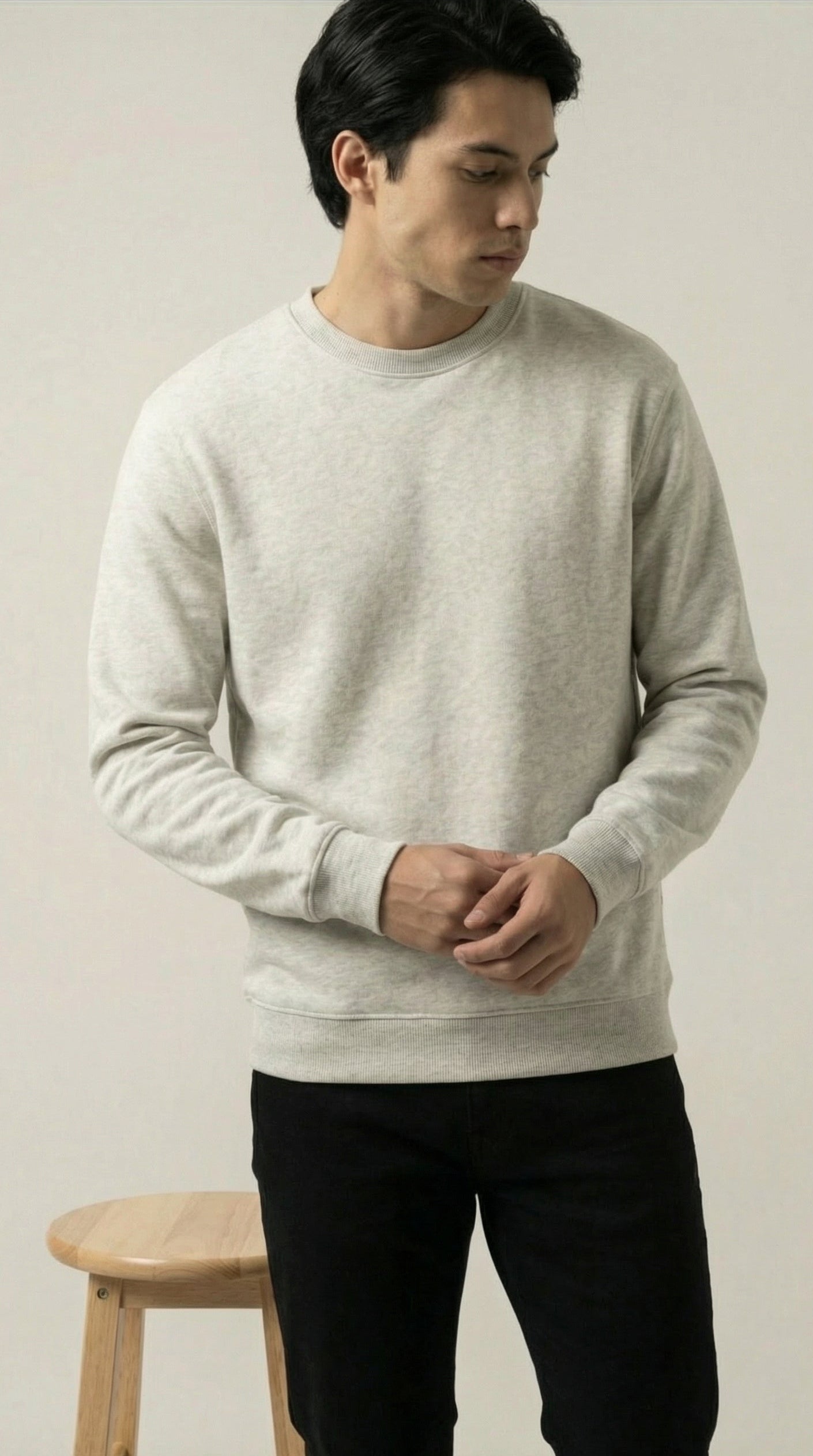 Men’s Premium Loose Fit Cotton Fleece Sweatshirt