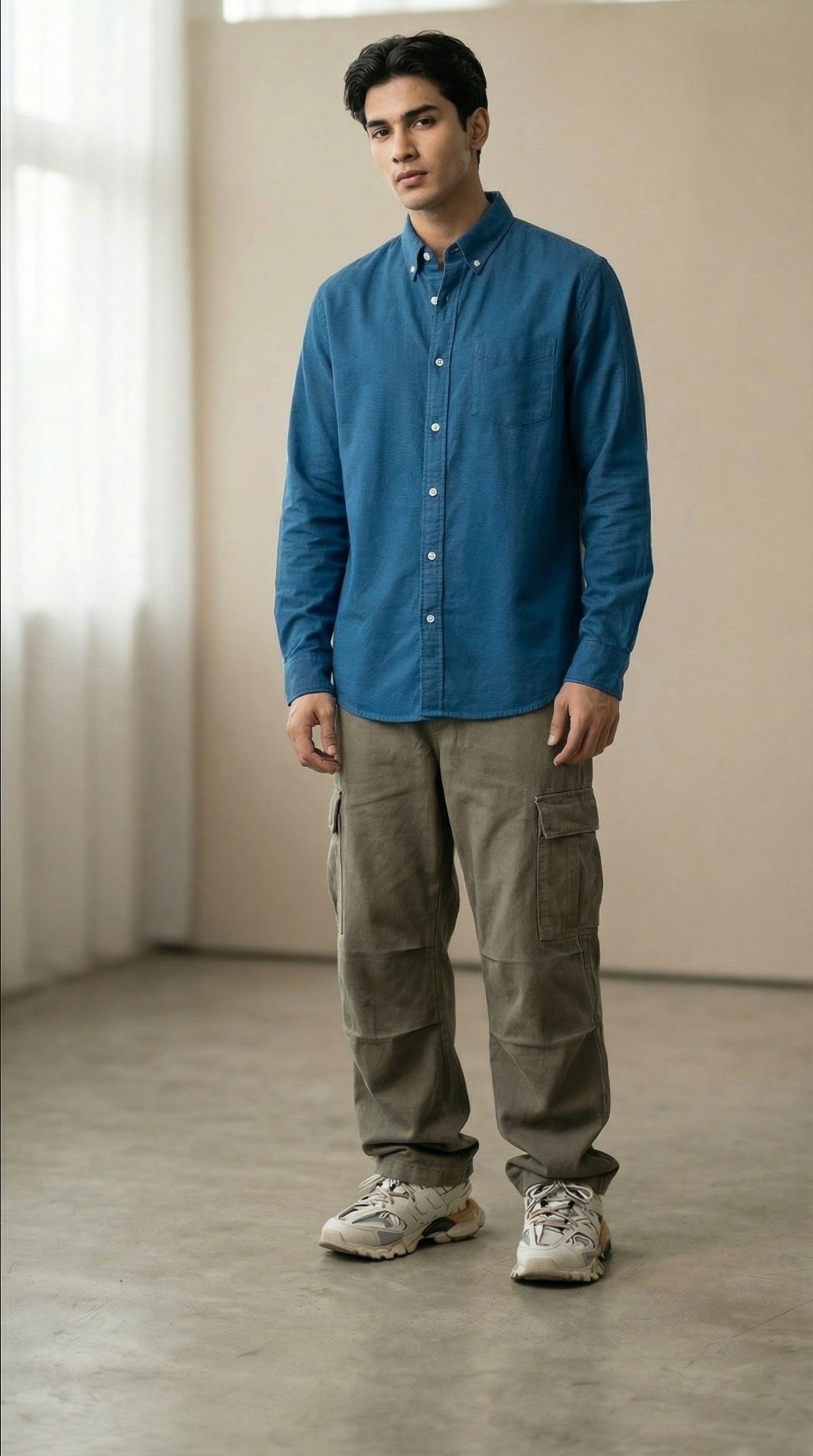 Men’s Premium Jute Cotton Solid Shirts