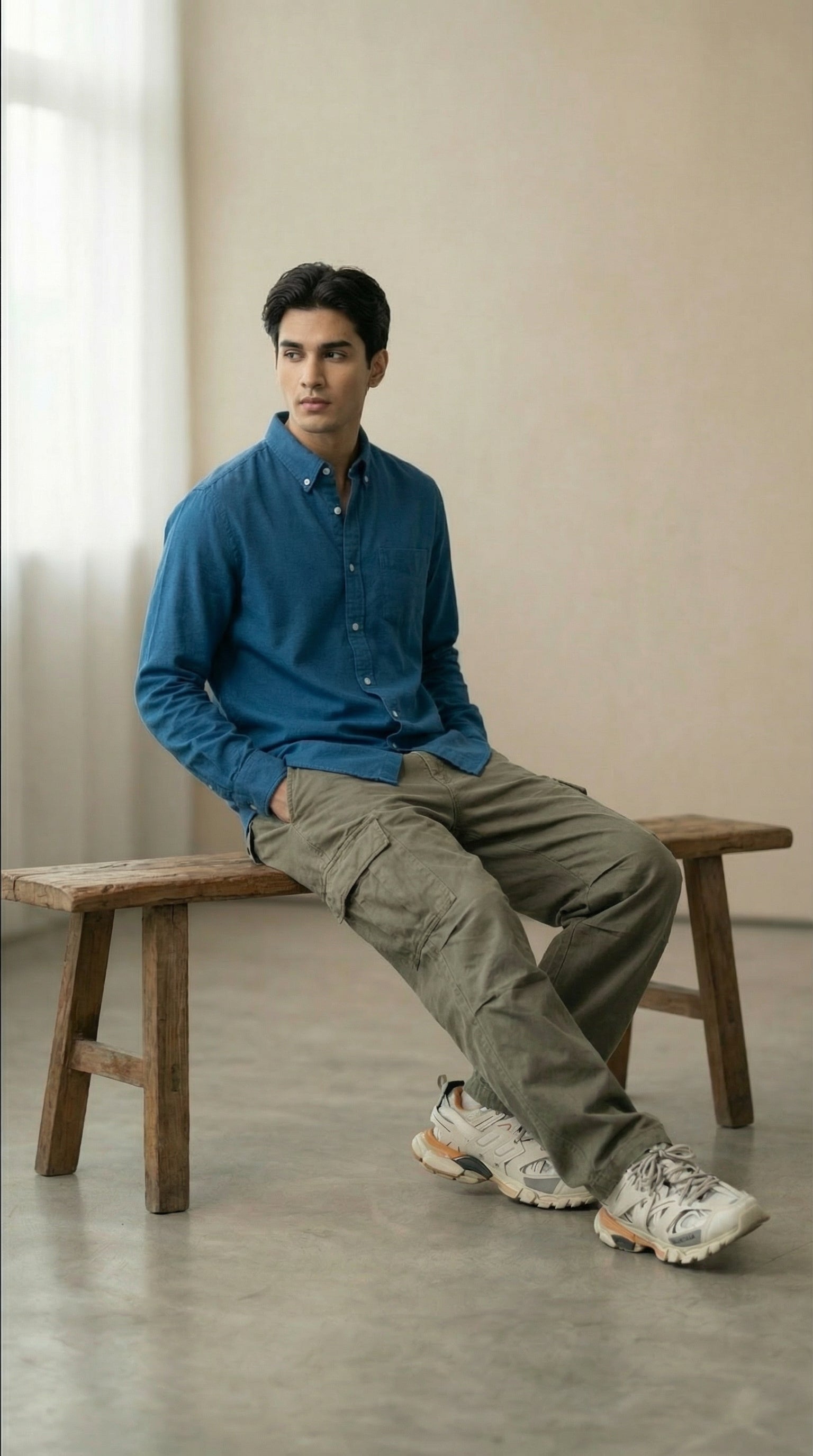 Men’s Premium Jute Cotton Solid Shirts