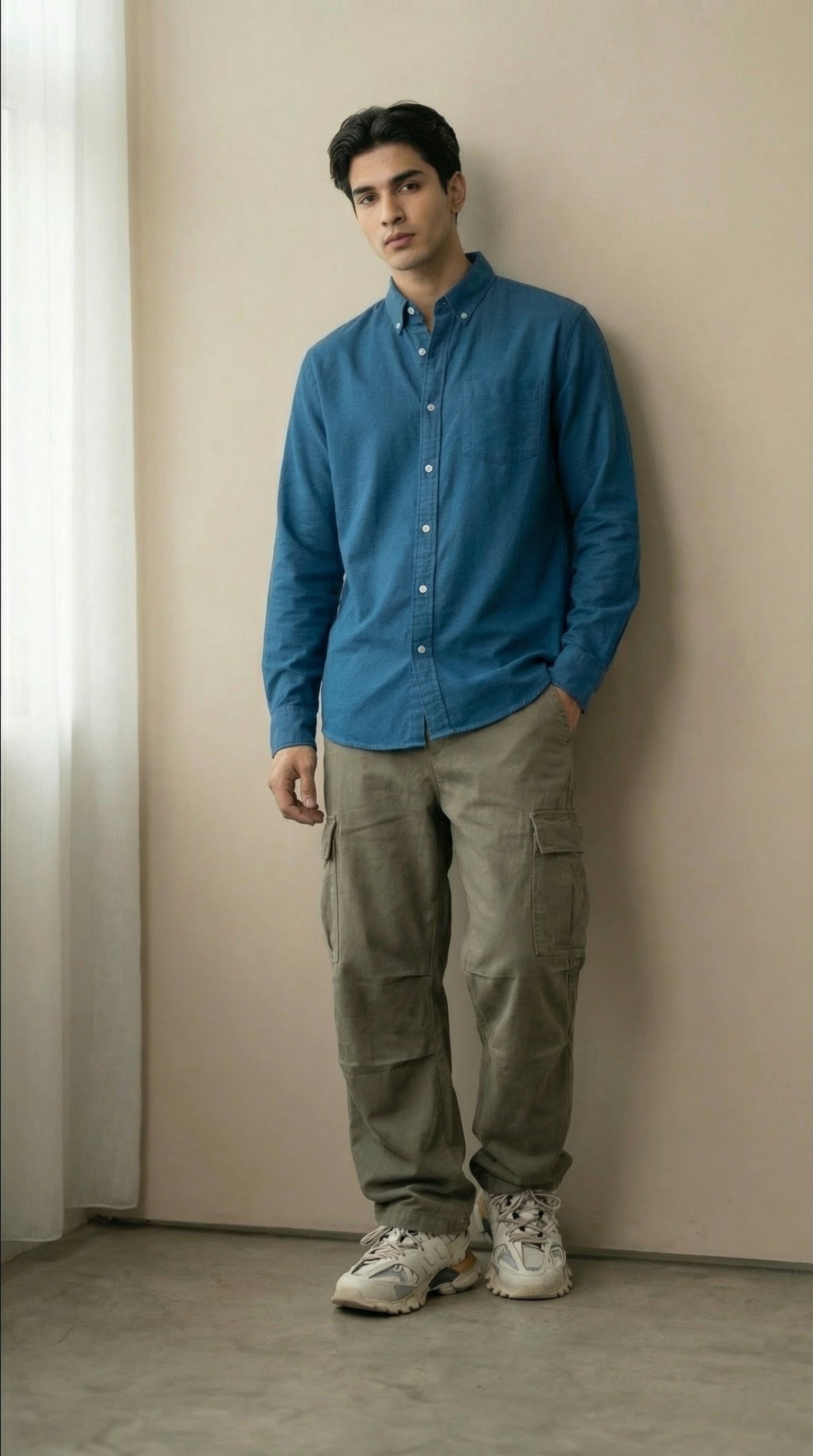 Men’s Premium Jute Cotton Solid Shirts