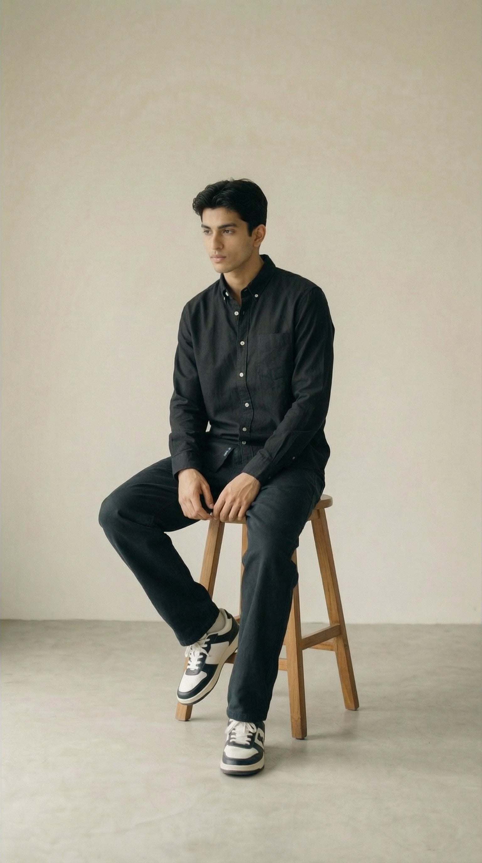 Men’s Premium Jute Cotton Solid Shirts