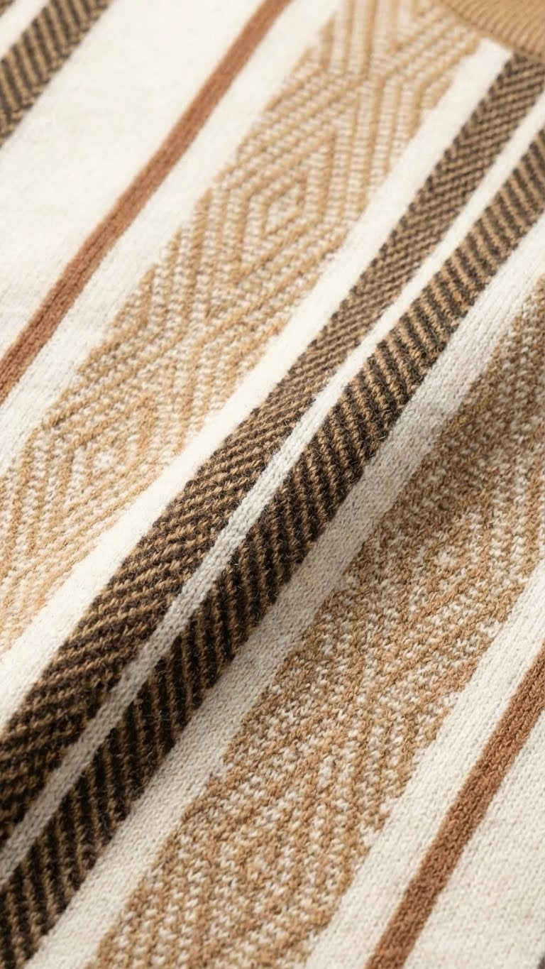 Men’s Premium Textured Knitted Cotton Sweater