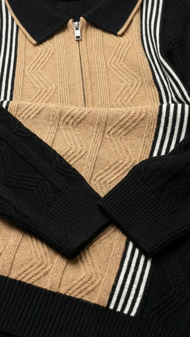 Luxury Knitted Cotton Polo for Men | Breathable & Soft Feel