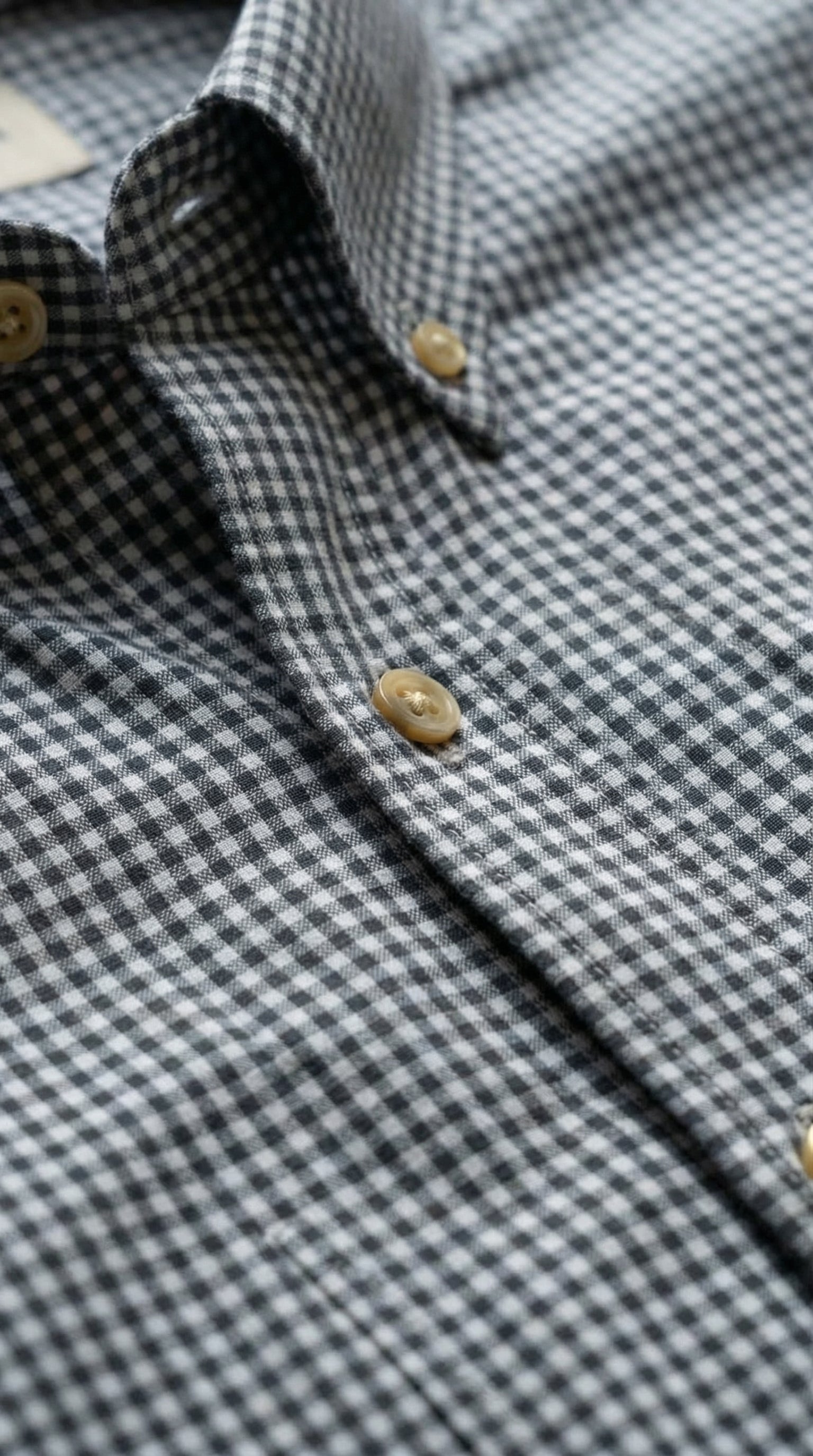 Slim Fit Micro Checks Shirt
