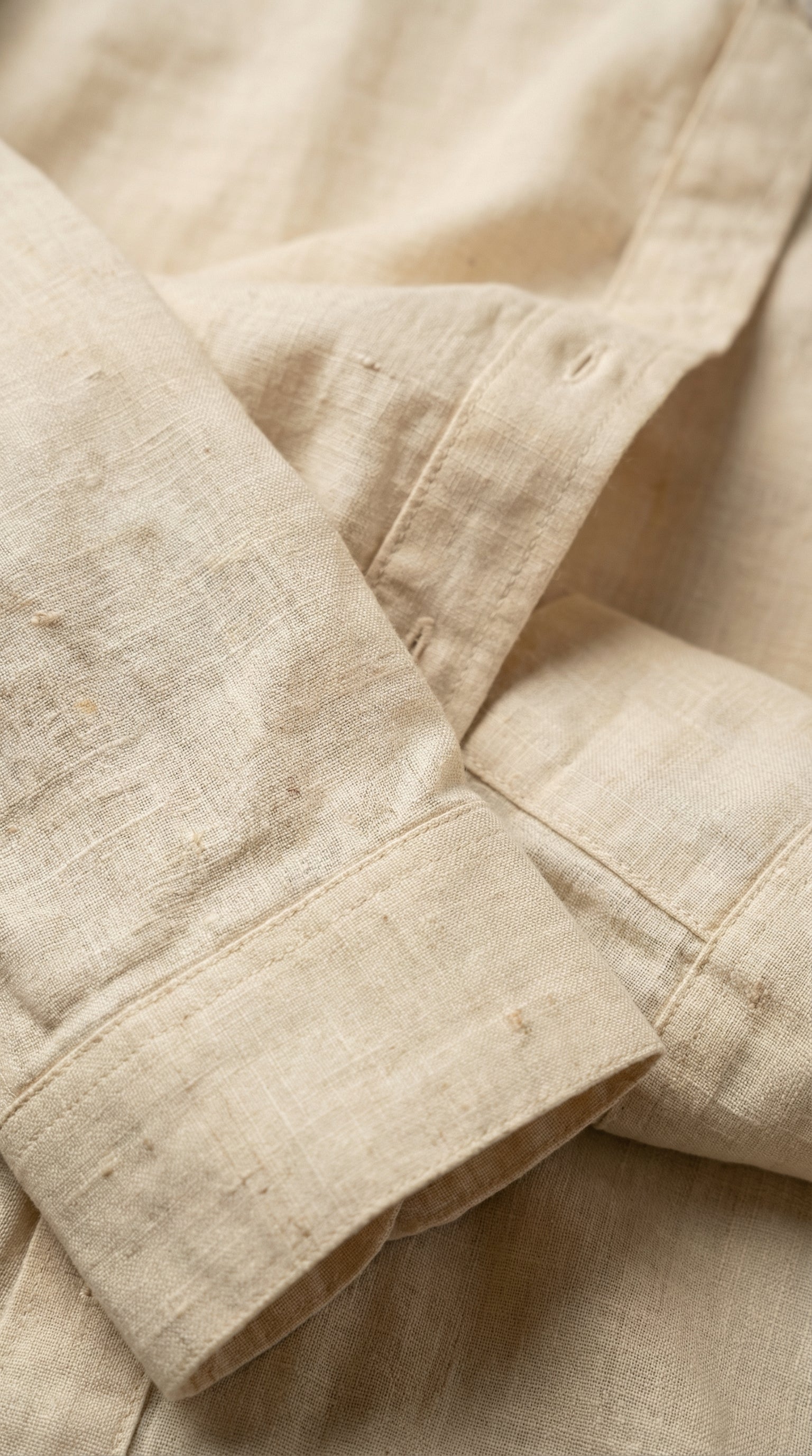 Regular Chinese Collar Shirt | Premium Jute Cotton Minimal Shirt for Men