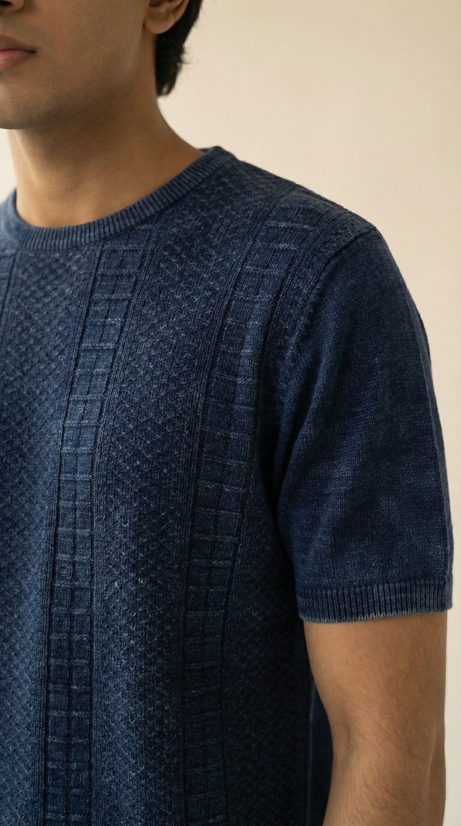 Ocean Weave Textured Polo