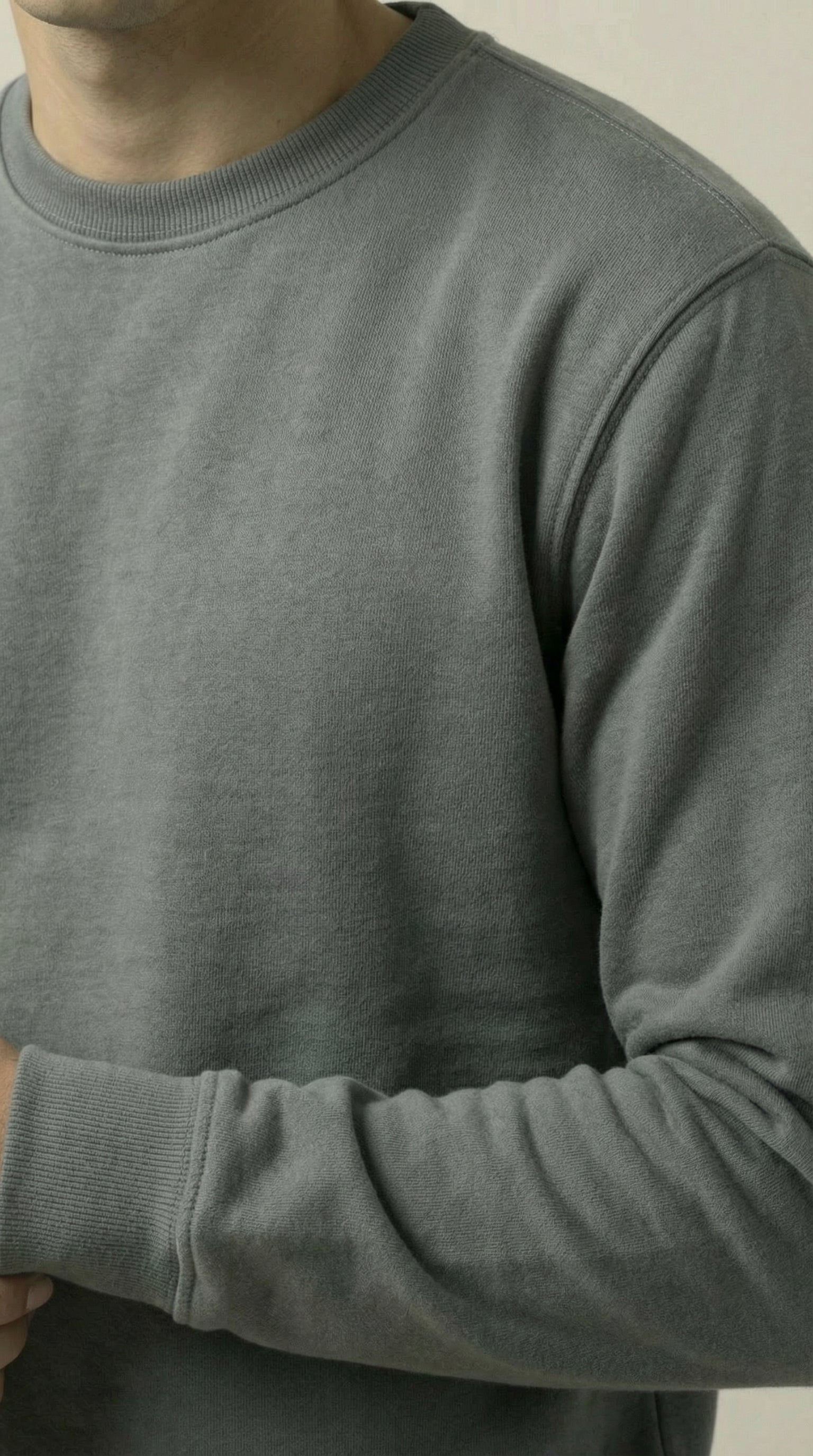 Men’s Premium Loose Fit Cotton Fleece Sweatshirt