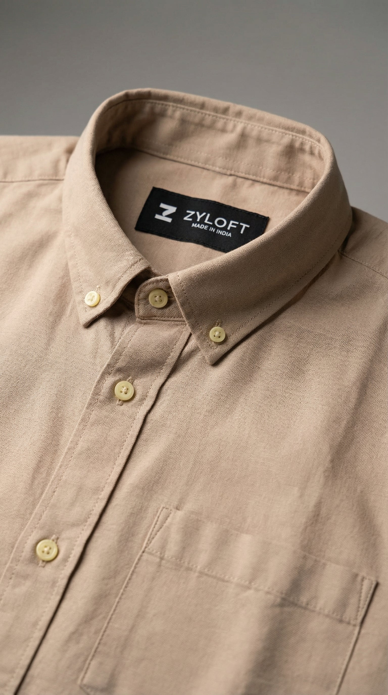 Men’s Premium Jute Cotton Solid Shirts