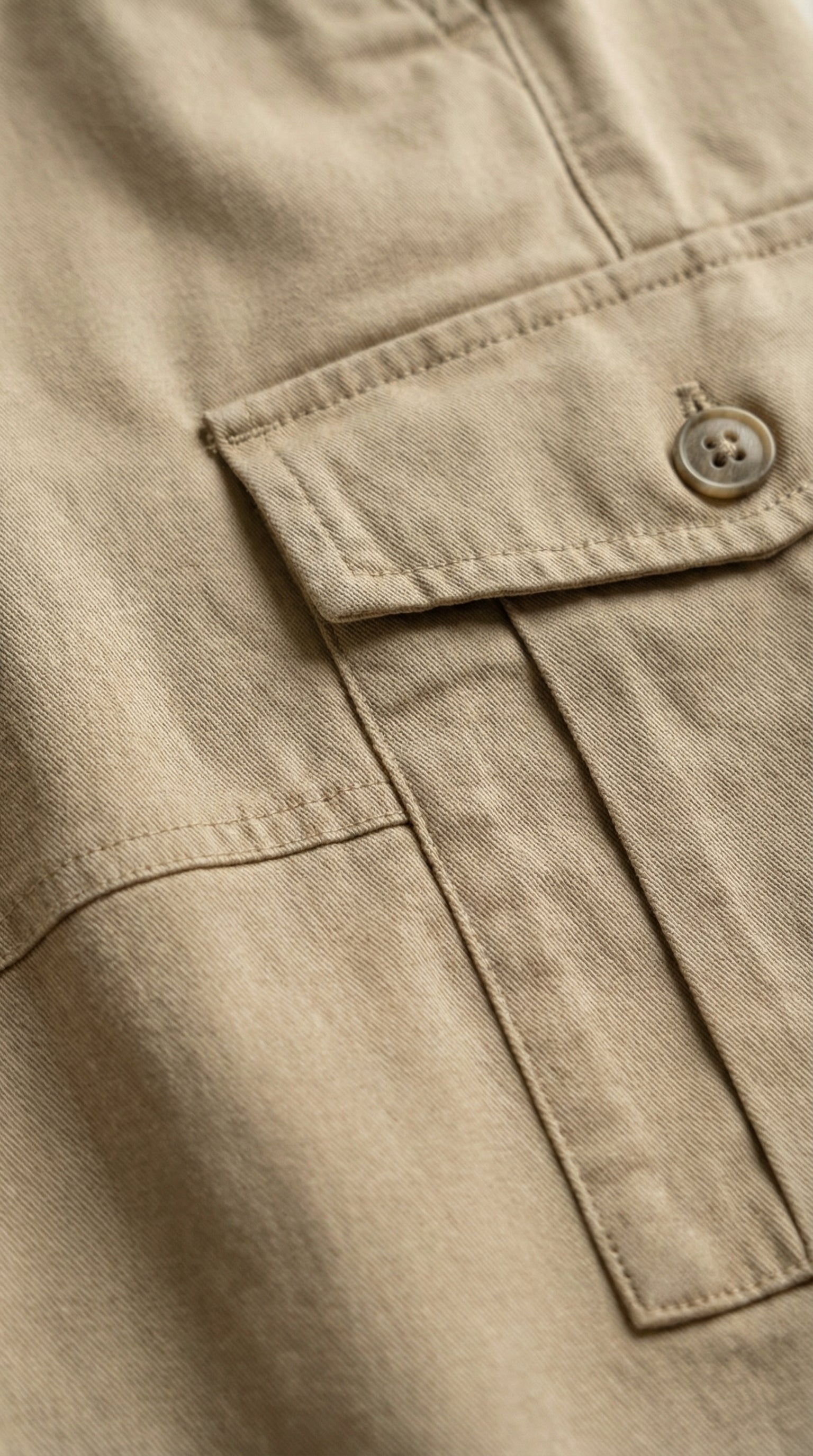 Men Regular Fit Cargo Pants in Cotton Twill – 6 Pocket Casual Utility Wear