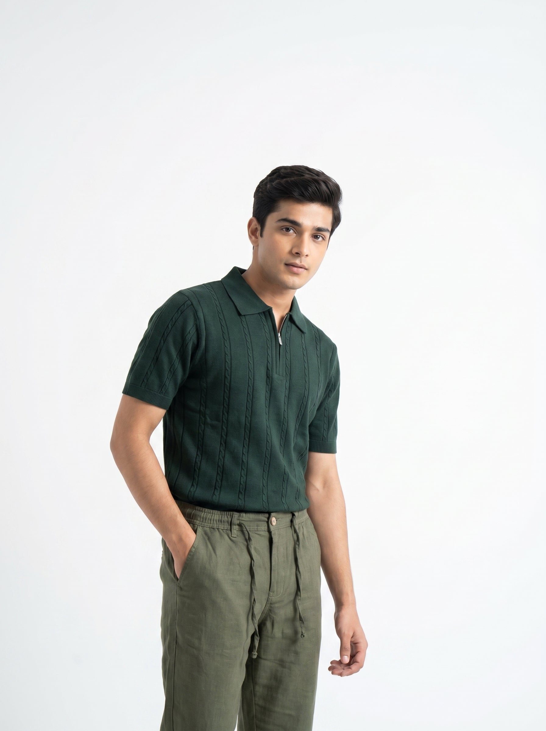 Zyloft Premium Men's Linen Cotton Blend Pants | Breathable Summer Trousers