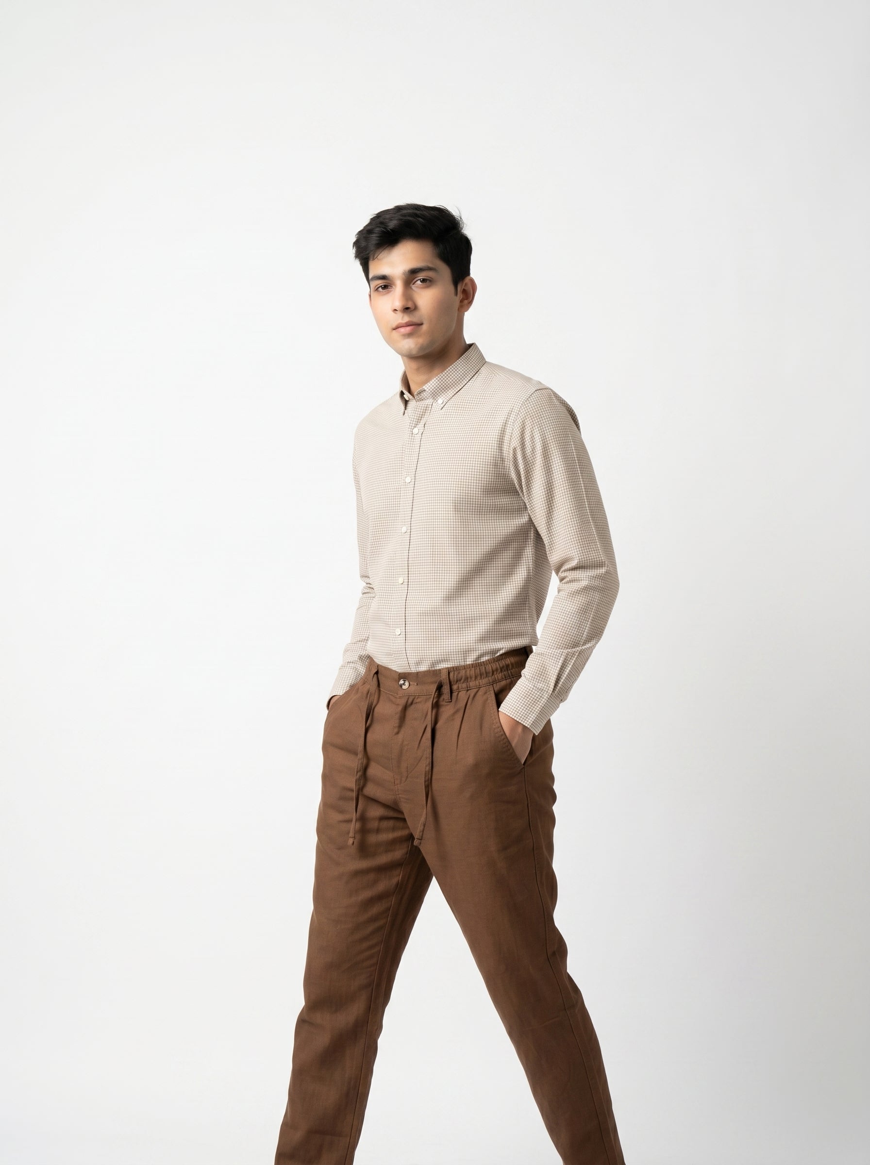 Zyloft Premium Men's Linen Cotton Blend Pants | Breathable Summer Trousers