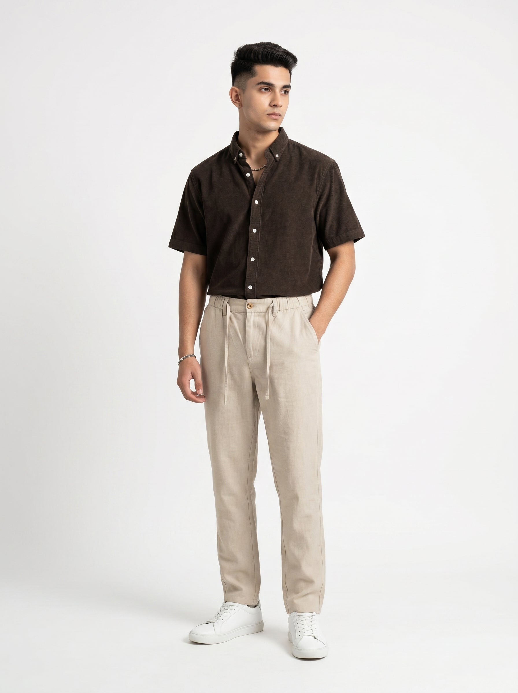 Zyloft Premium Men's Linen Cotton Blend Pants | Breathable Summer Trousers