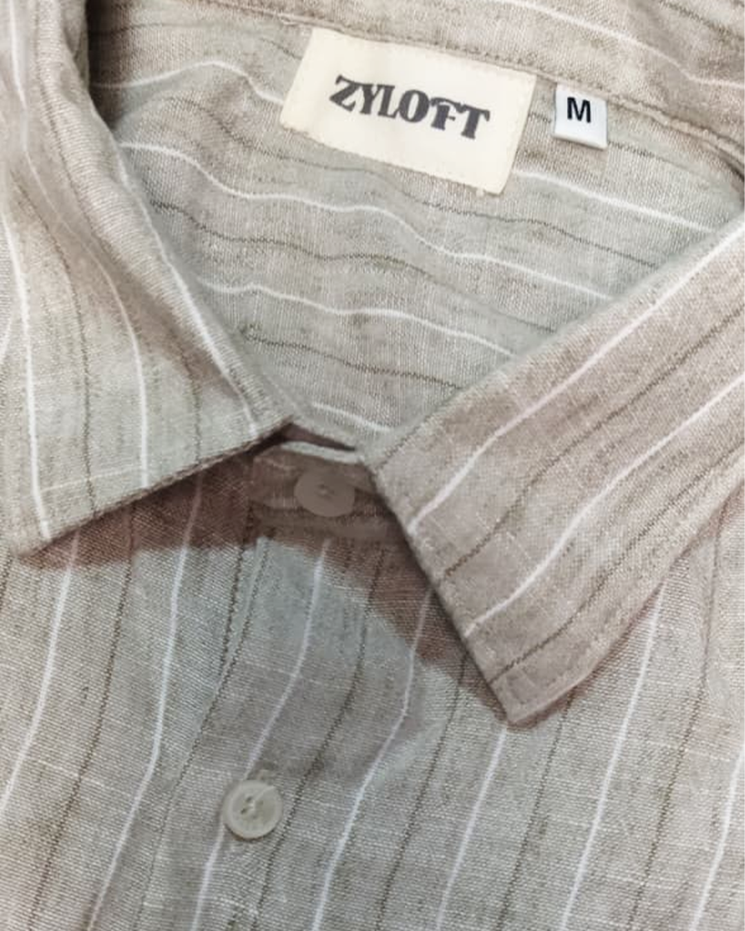 Zyloft Linen Shirt – Vertical Stripes