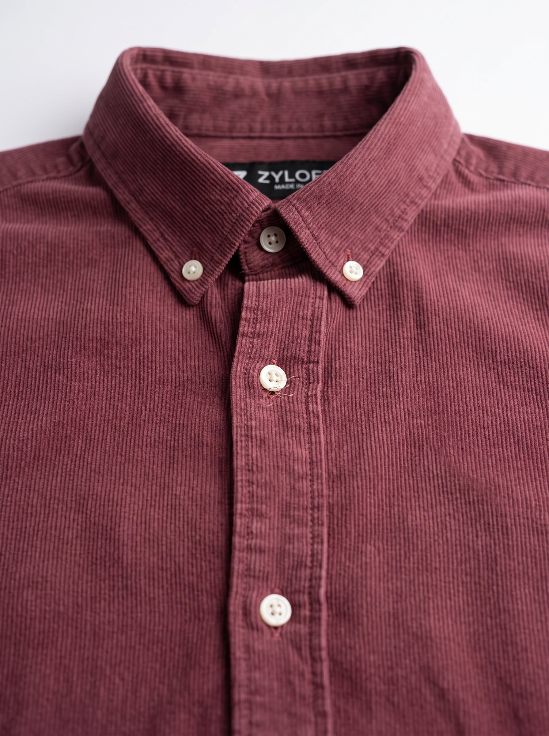 ZYLOFT Men's Premium Corduroy Half Sleeve Shirt | Casual Shirt