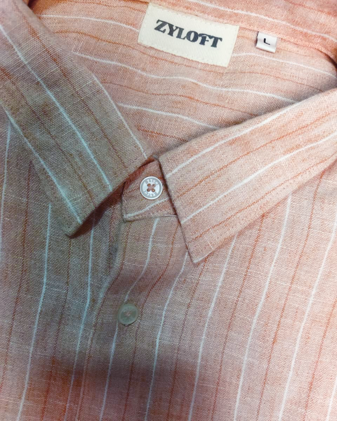 Zyloft Linen Shirt – Vertical Stripes