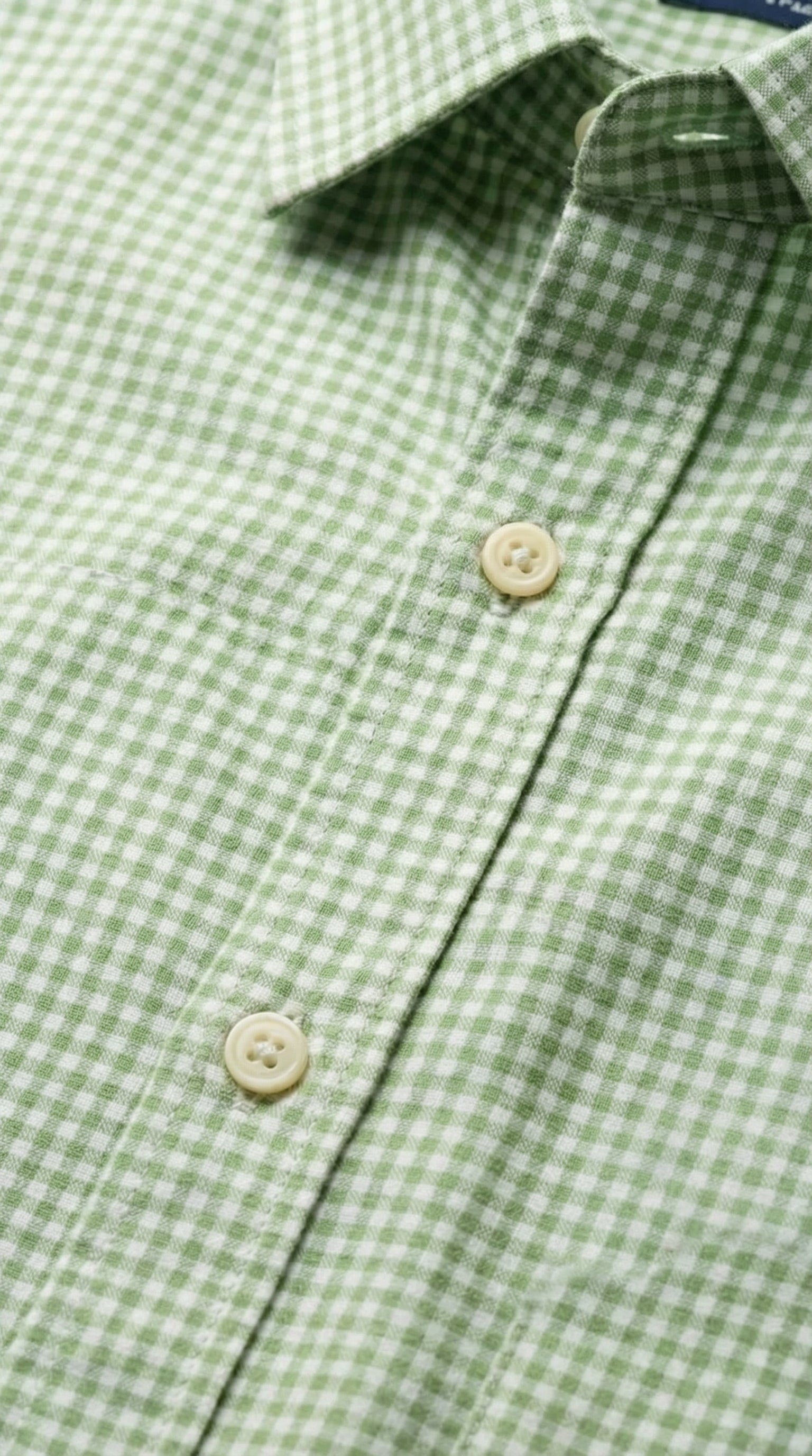 Slim Fit Micro Checks Shirt