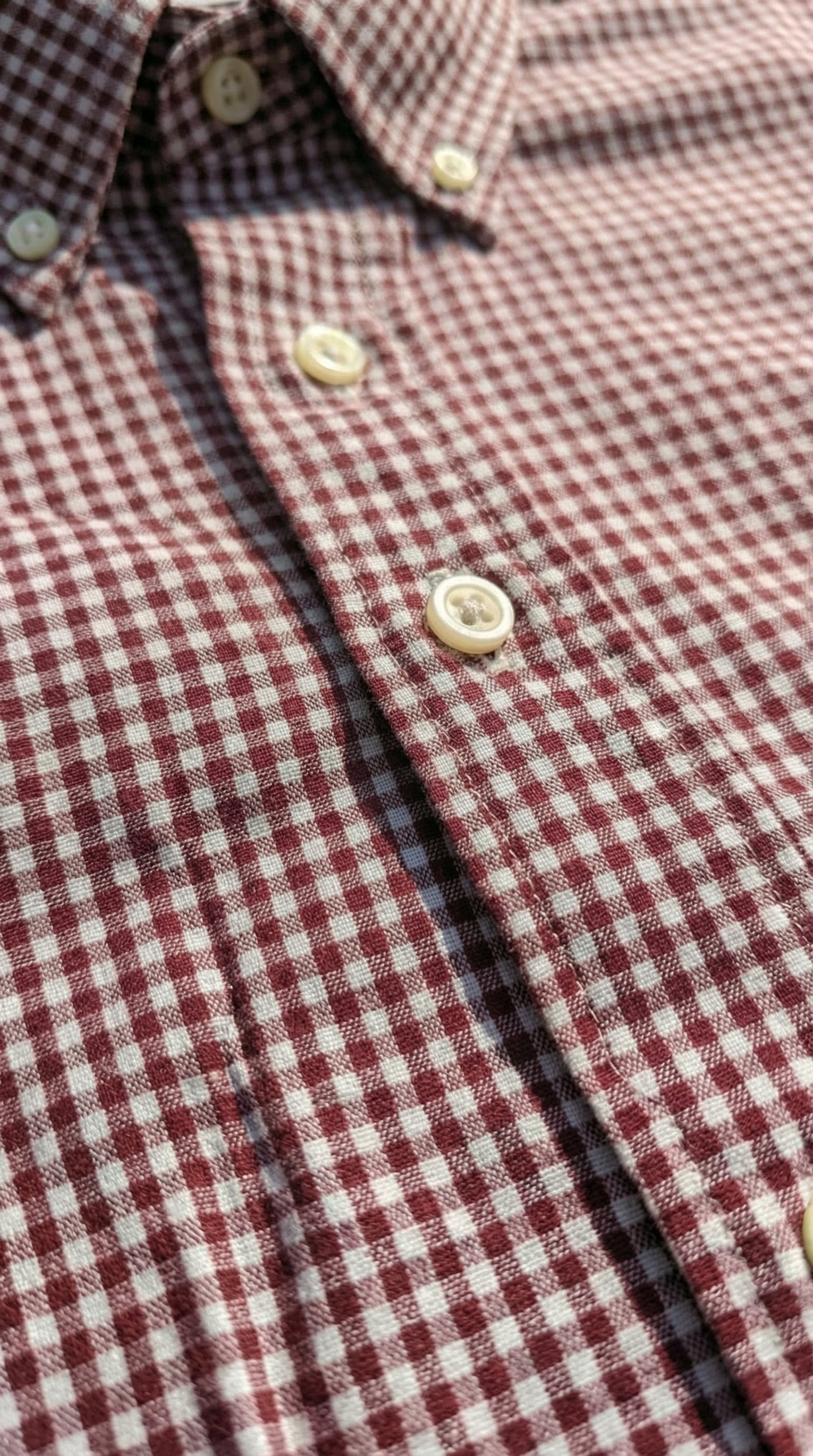 Slim Fit Micro Checks Shirt