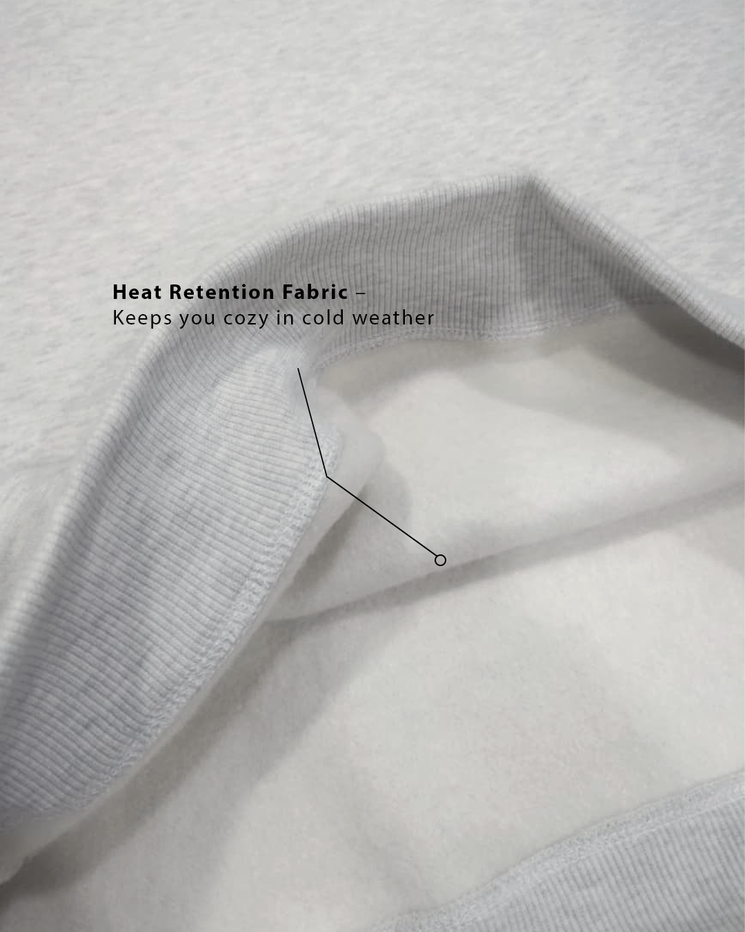 Men’s Premium Loose Fit Cotton Fleece Sweatshirt