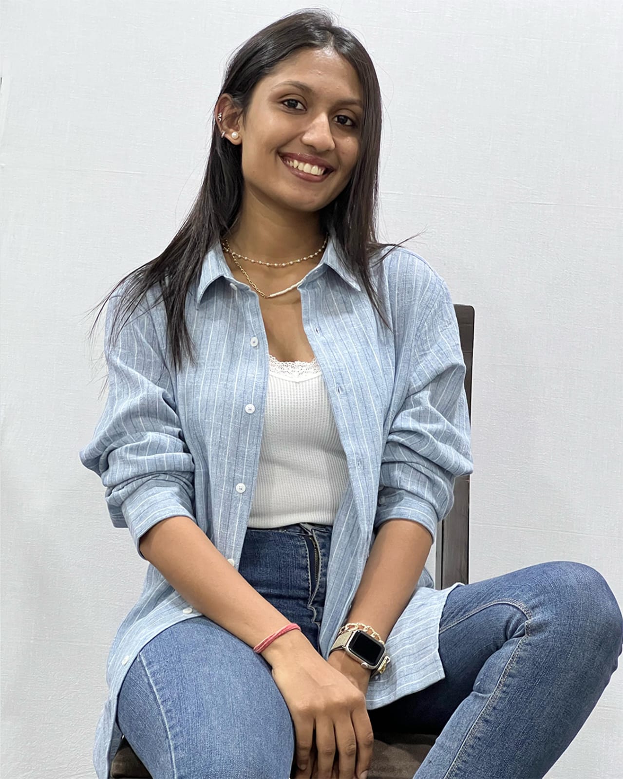 Zyloft Linen Shirt – Vertical Stripes