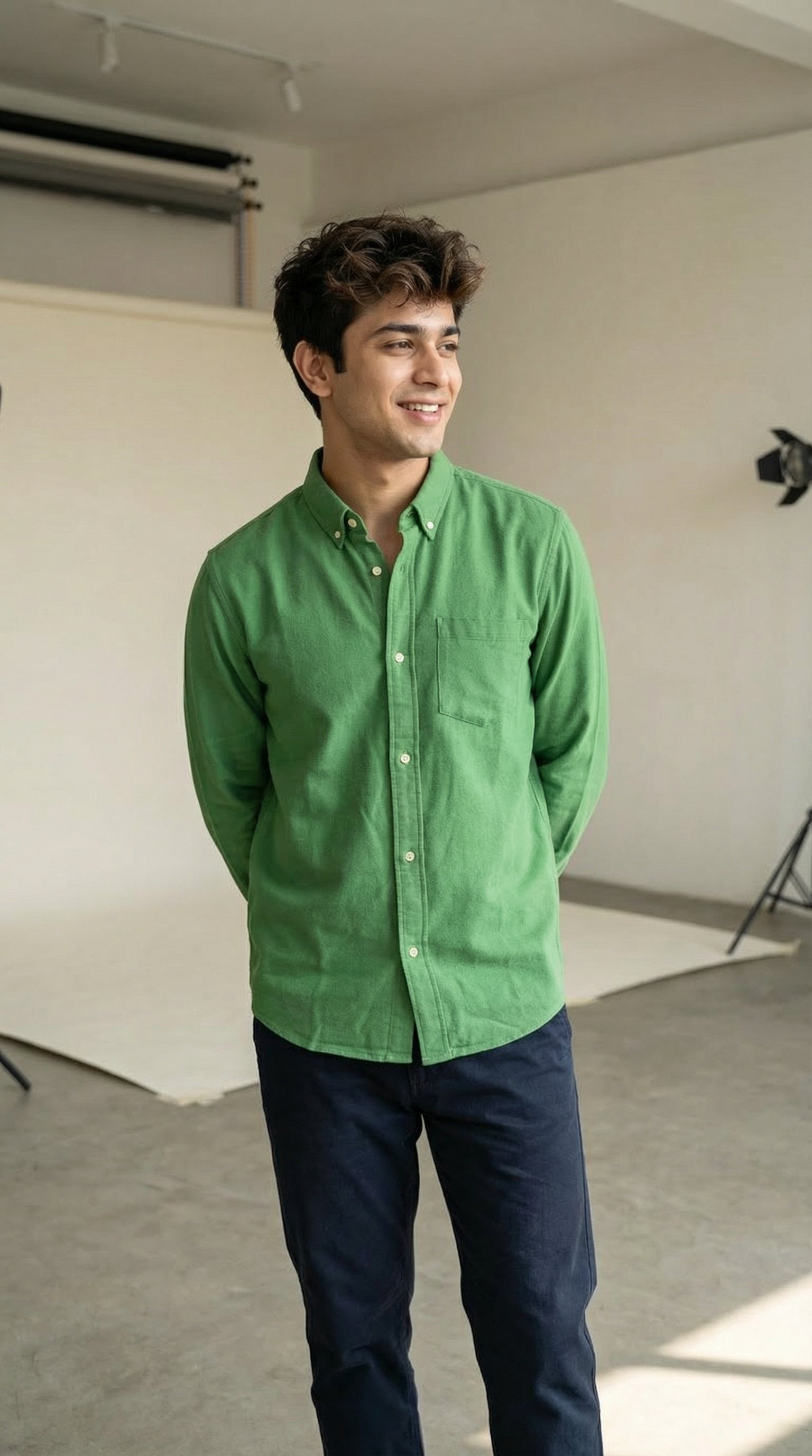 Men’s Premium Jute Cotton Solid Shirts