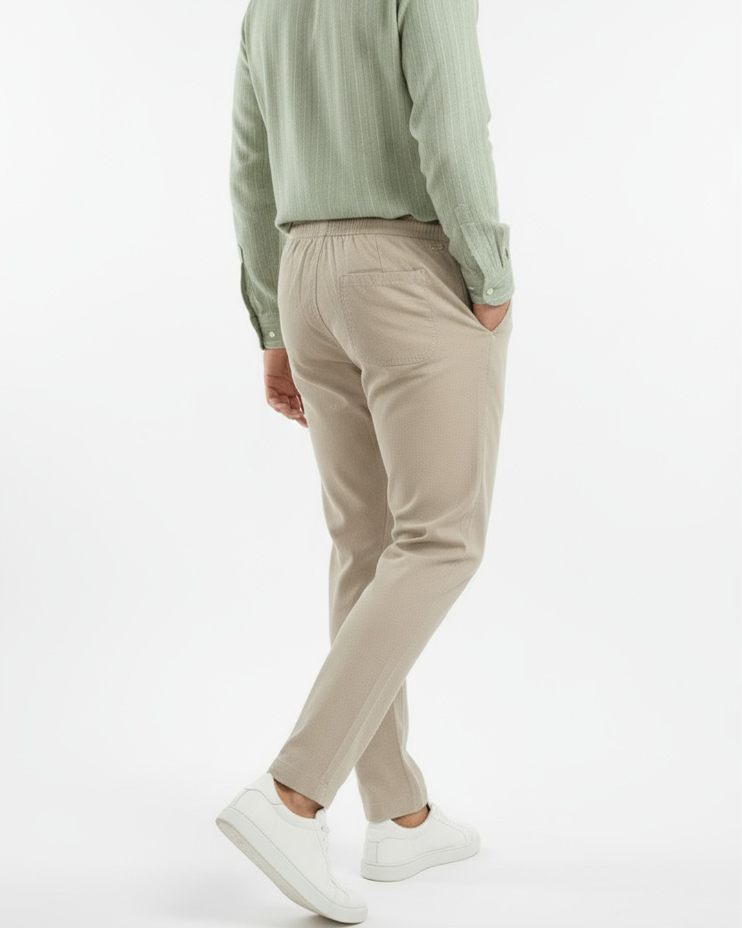 Zyloft Men’s Cotton Linen Lycra Trousers