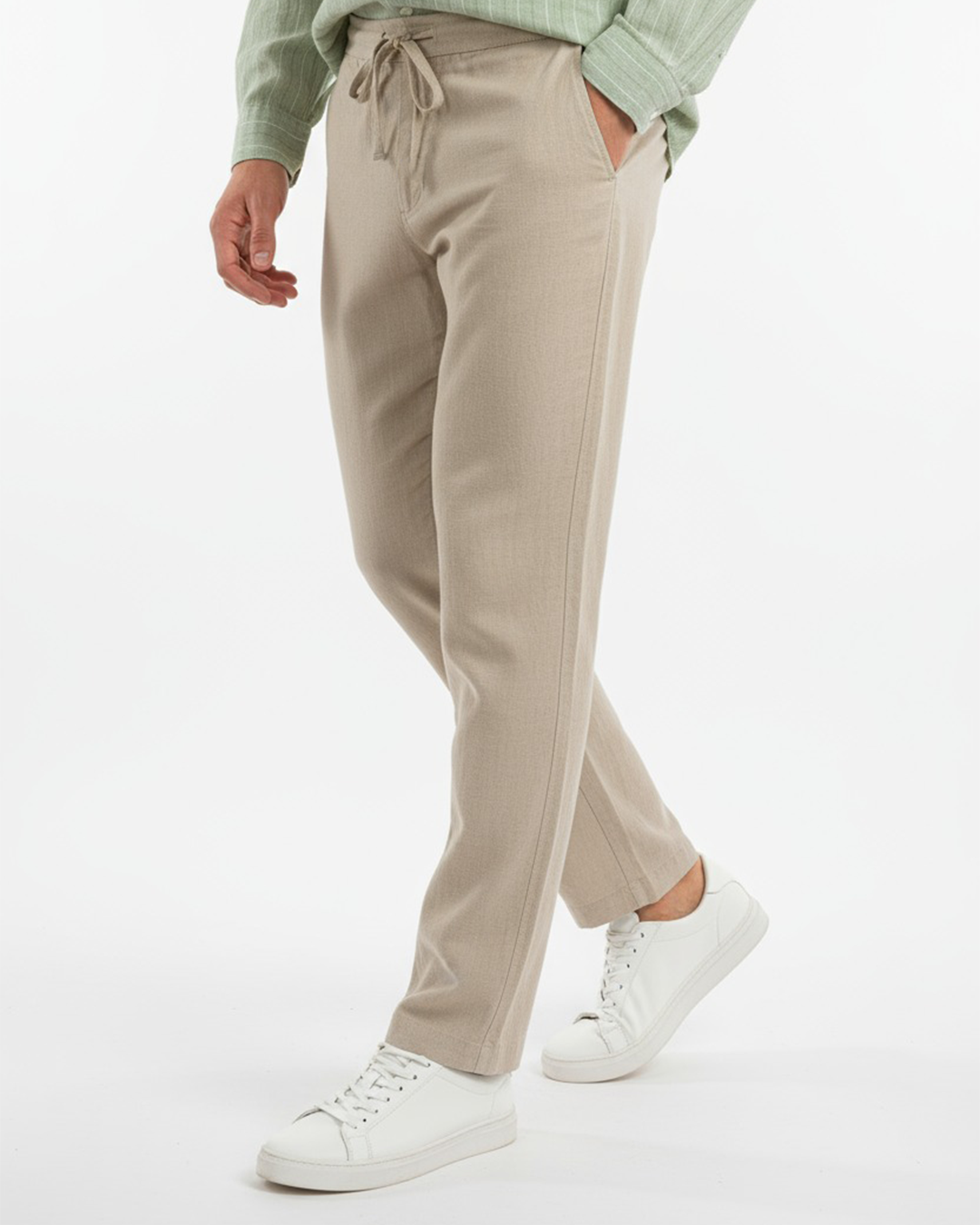 Zyloft Men’s Cotton Linen Lycra Trousers