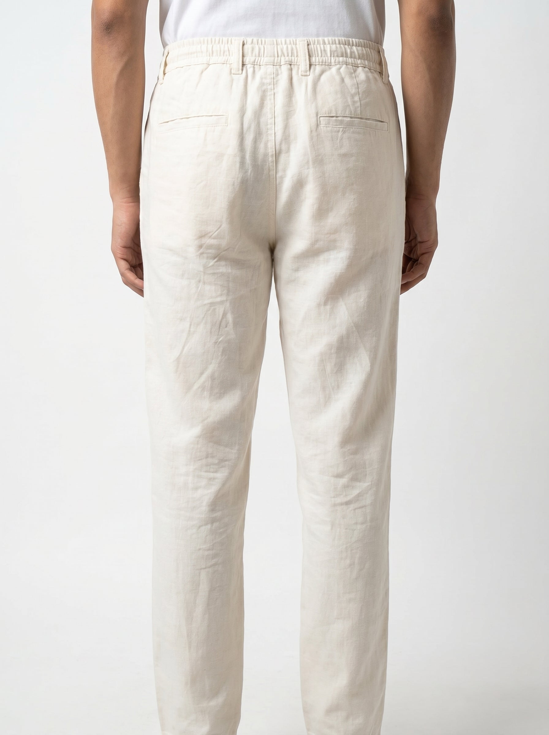Zyloft Premium Men's Linen Cotton Blend Pants | Breathable Summer Trousers