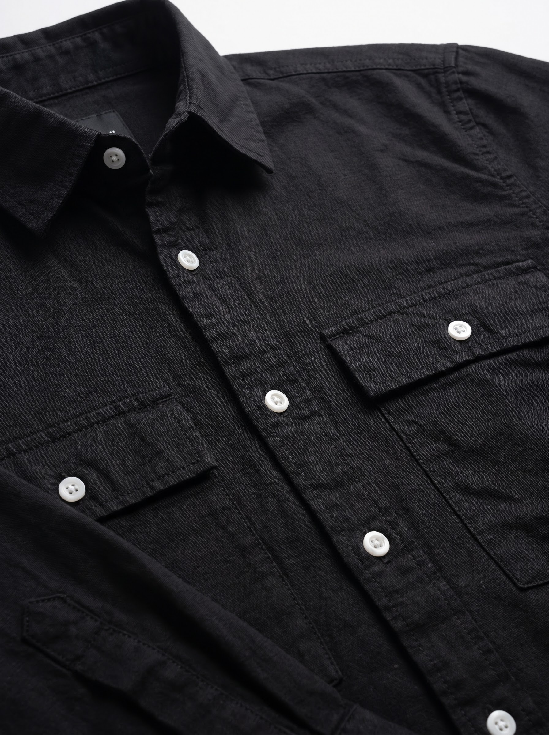 Zyloft solid Intense Double Flap Pocket Shirt
