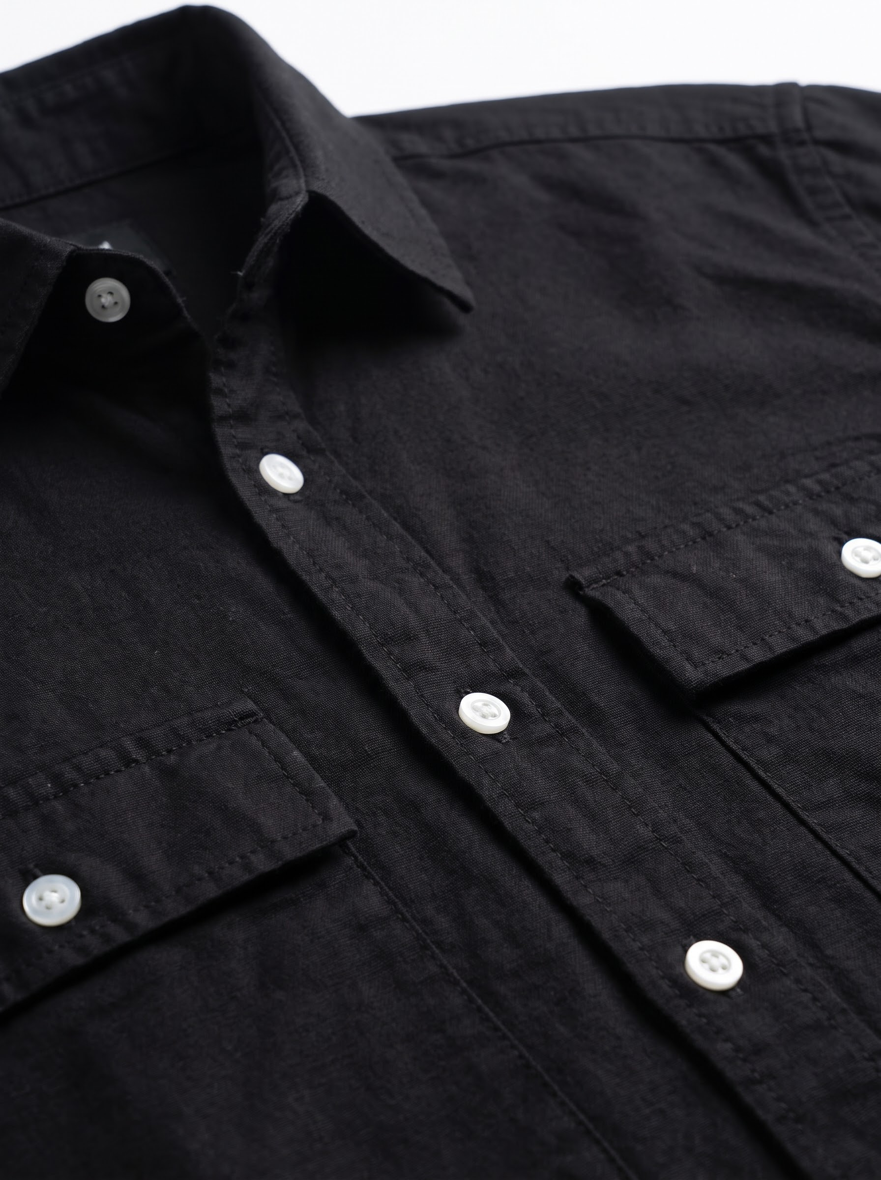 Zyloft solid Intense Double Flap Pocket Shirt