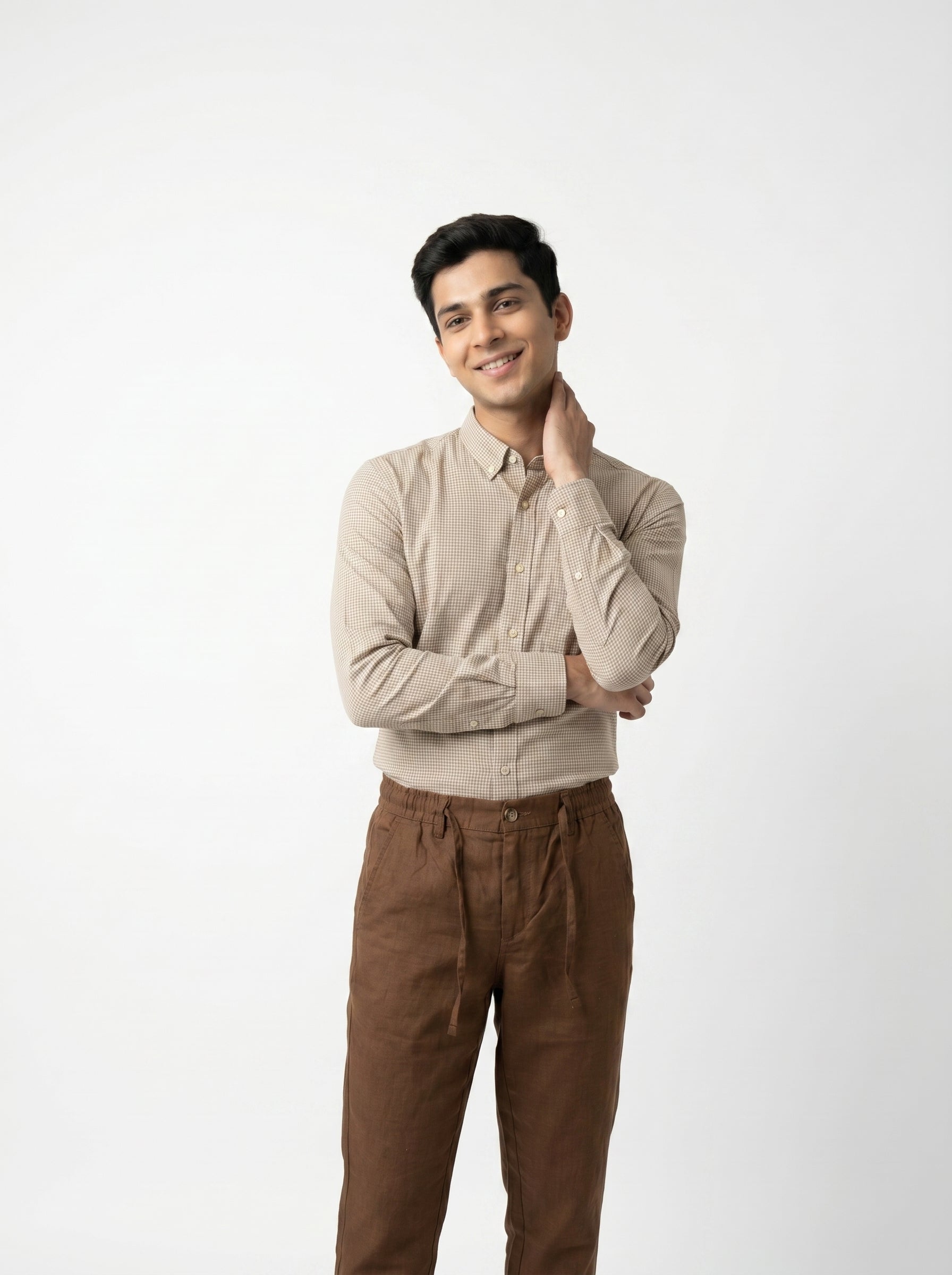 Zyloft Premium Men's Linen Cotton Blend Pants | Breathable Summer Trousers