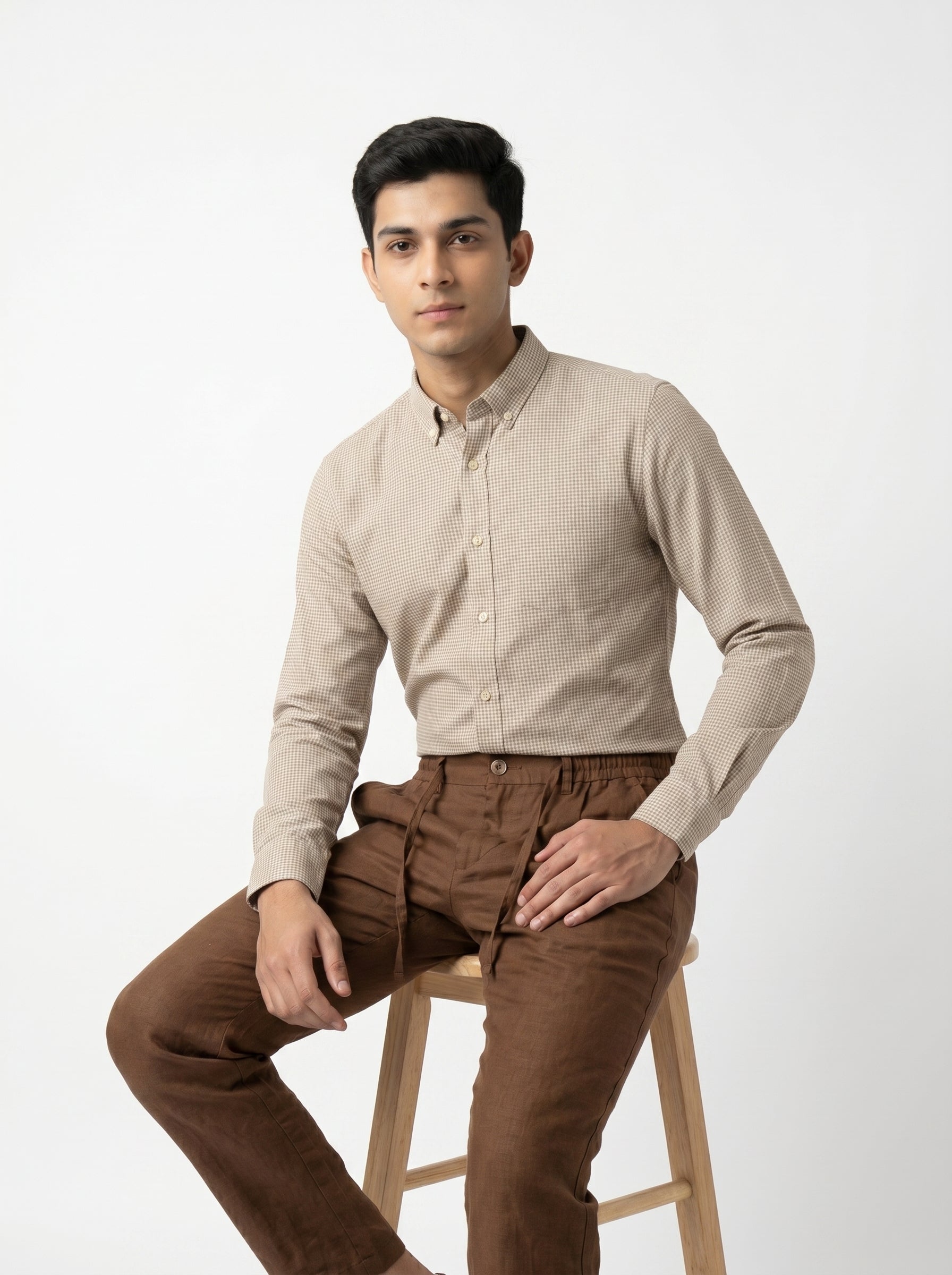 Zyloft Premium Men's Linen Cotton Blend Pants | Breathable Summer Trousers