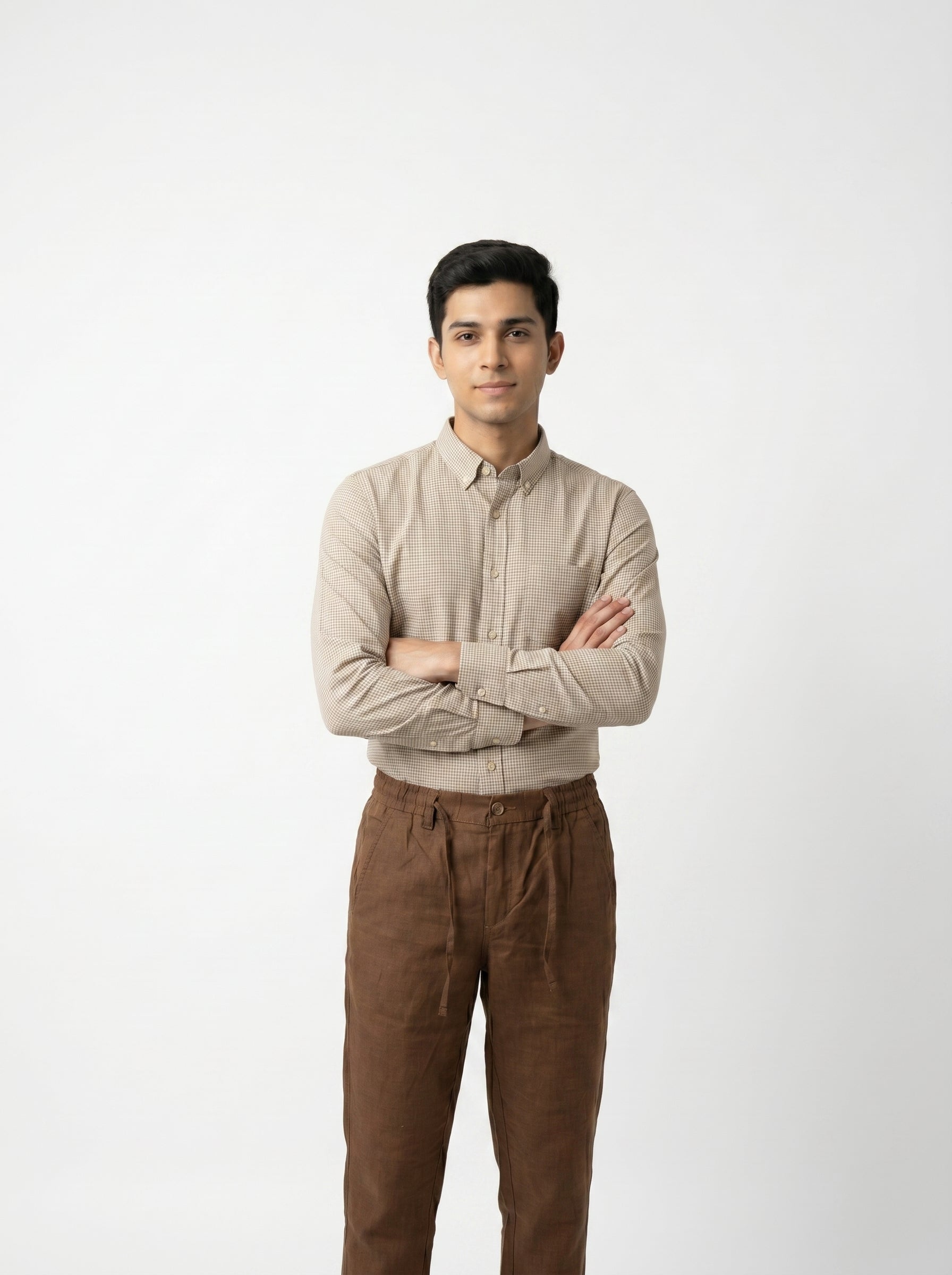 Zyloft Premium Men's Linen Cotton Blend Pants | Breathable Summer Trousers
