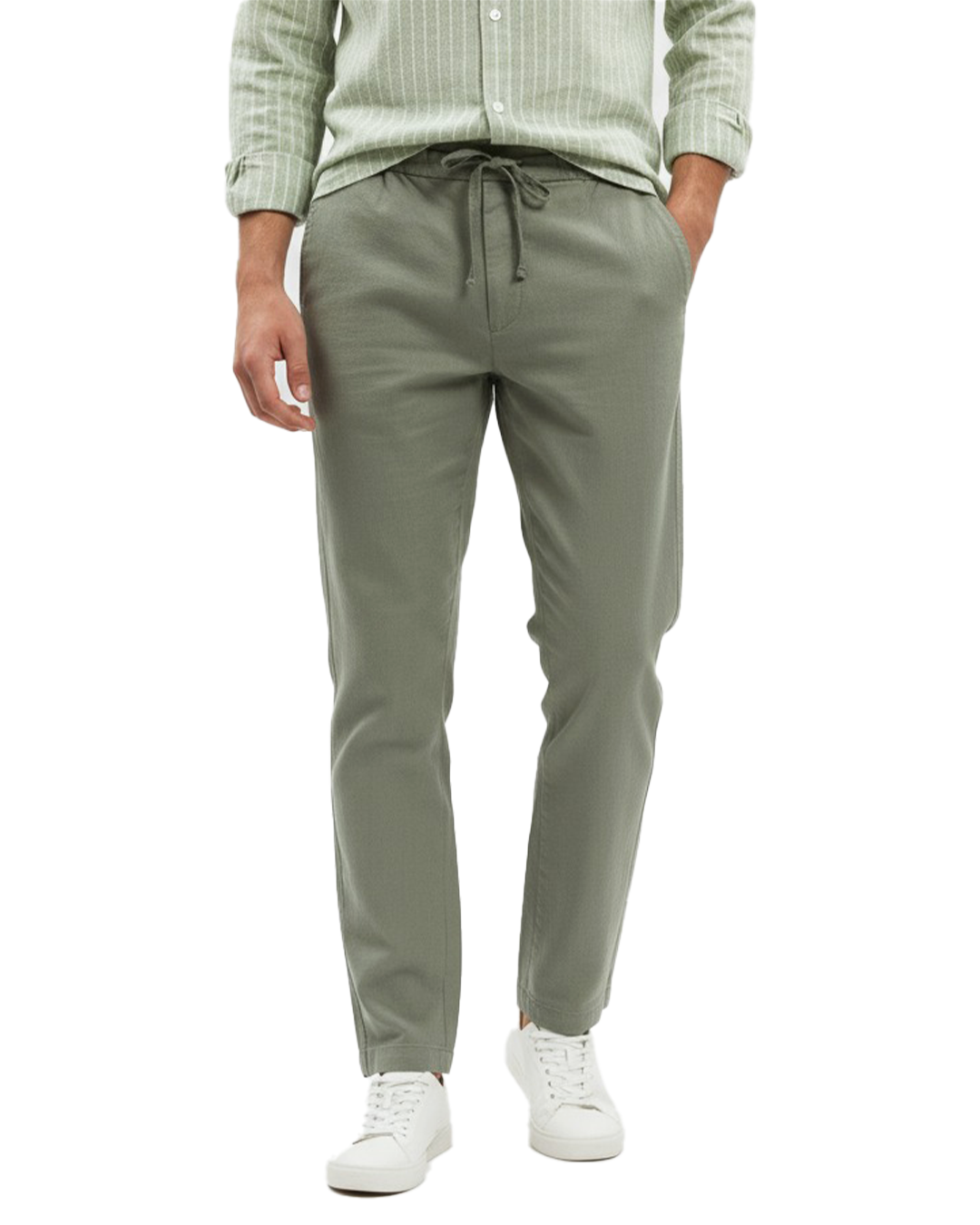 Zyloft Men’s Cotton Linen Lycra Trousers