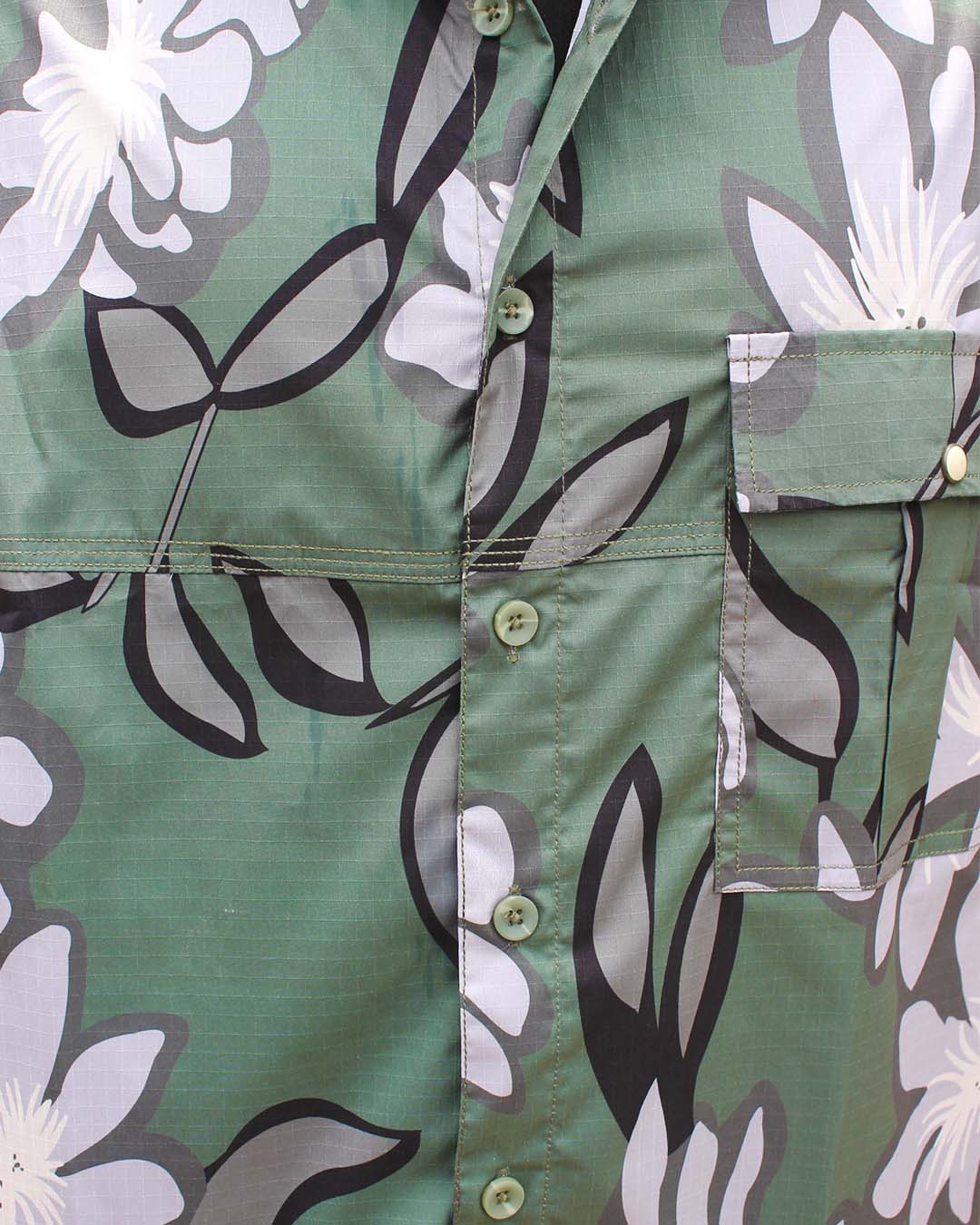 Men's floral shacket