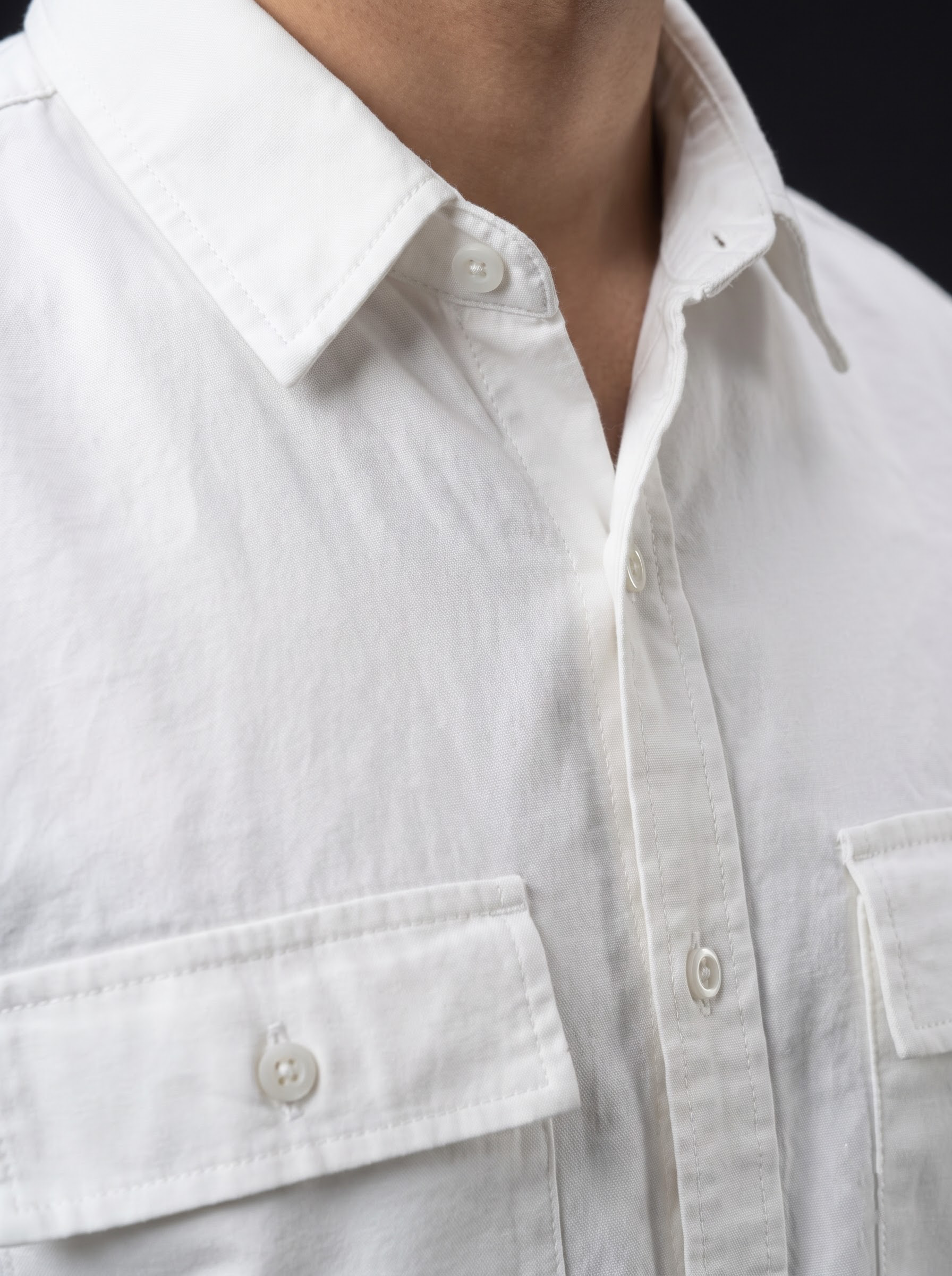 Zyloft solid Intense Double Flap Pocket Shirt