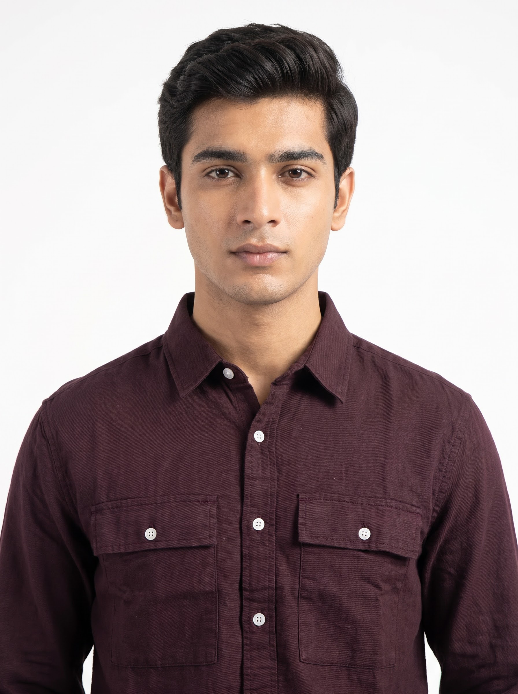 Zyloft solid Intense Double Flap Pocket Shirt